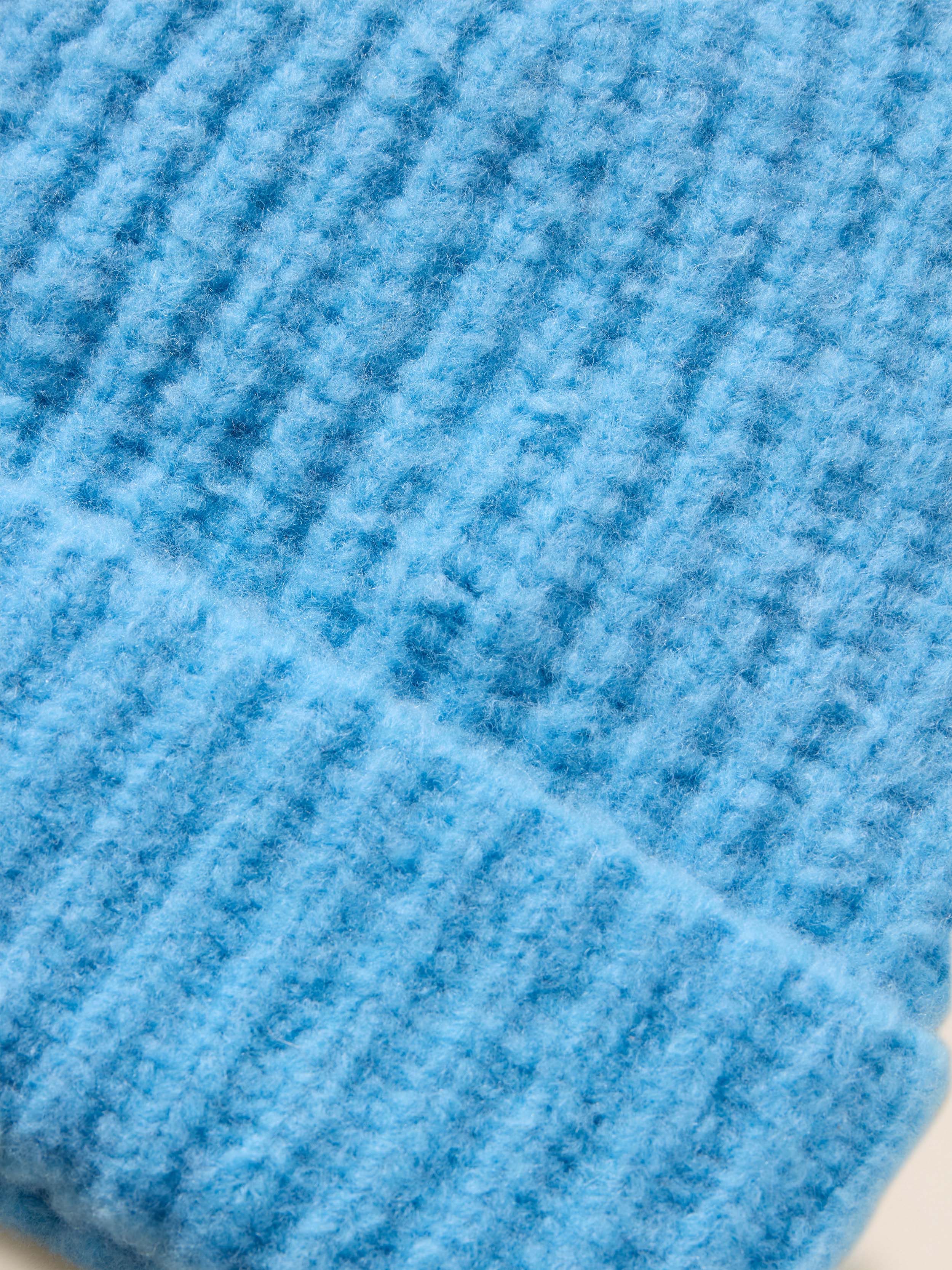 Alpaca Cozy Beanie - Lake Blue - Image 2