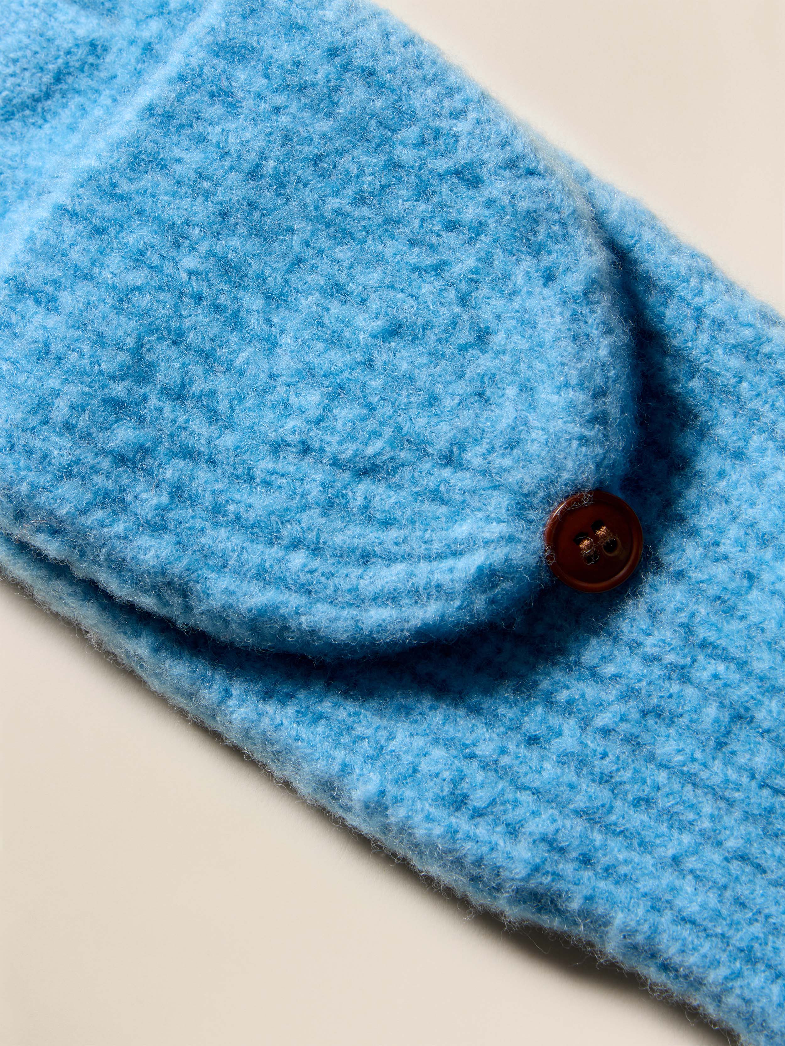 Alpaca Cozy Pop Top Mitten - Lake Blue - Image 2