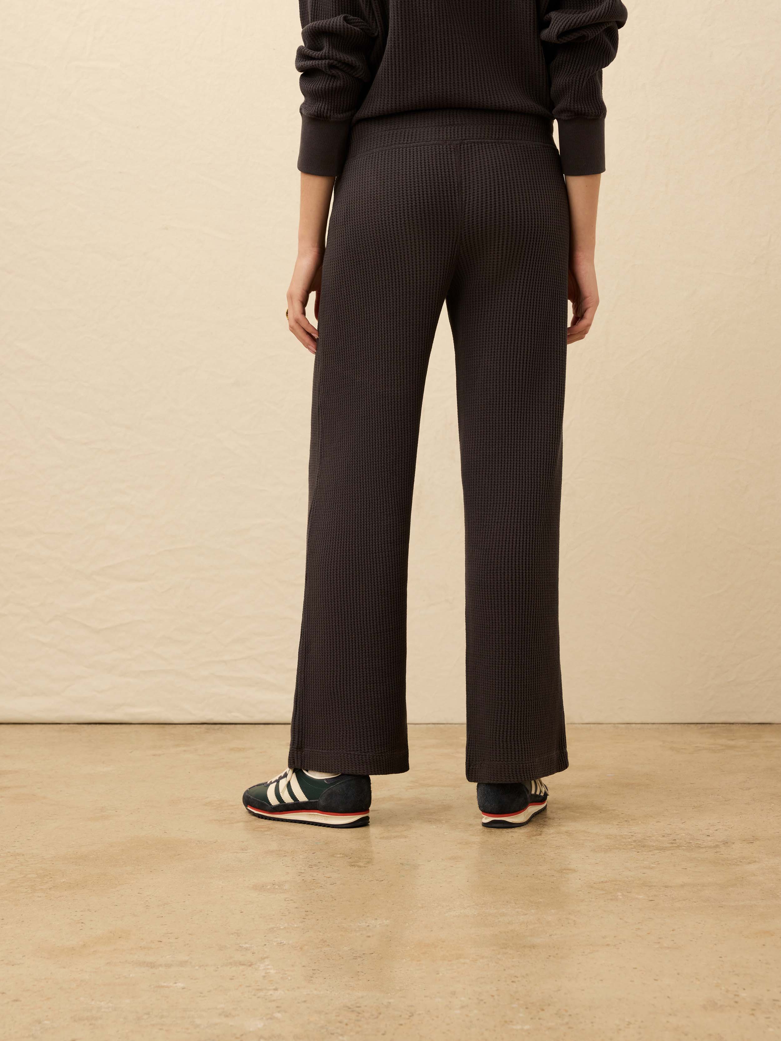 Apres Waffle Pant - Washed Black - Image 5
