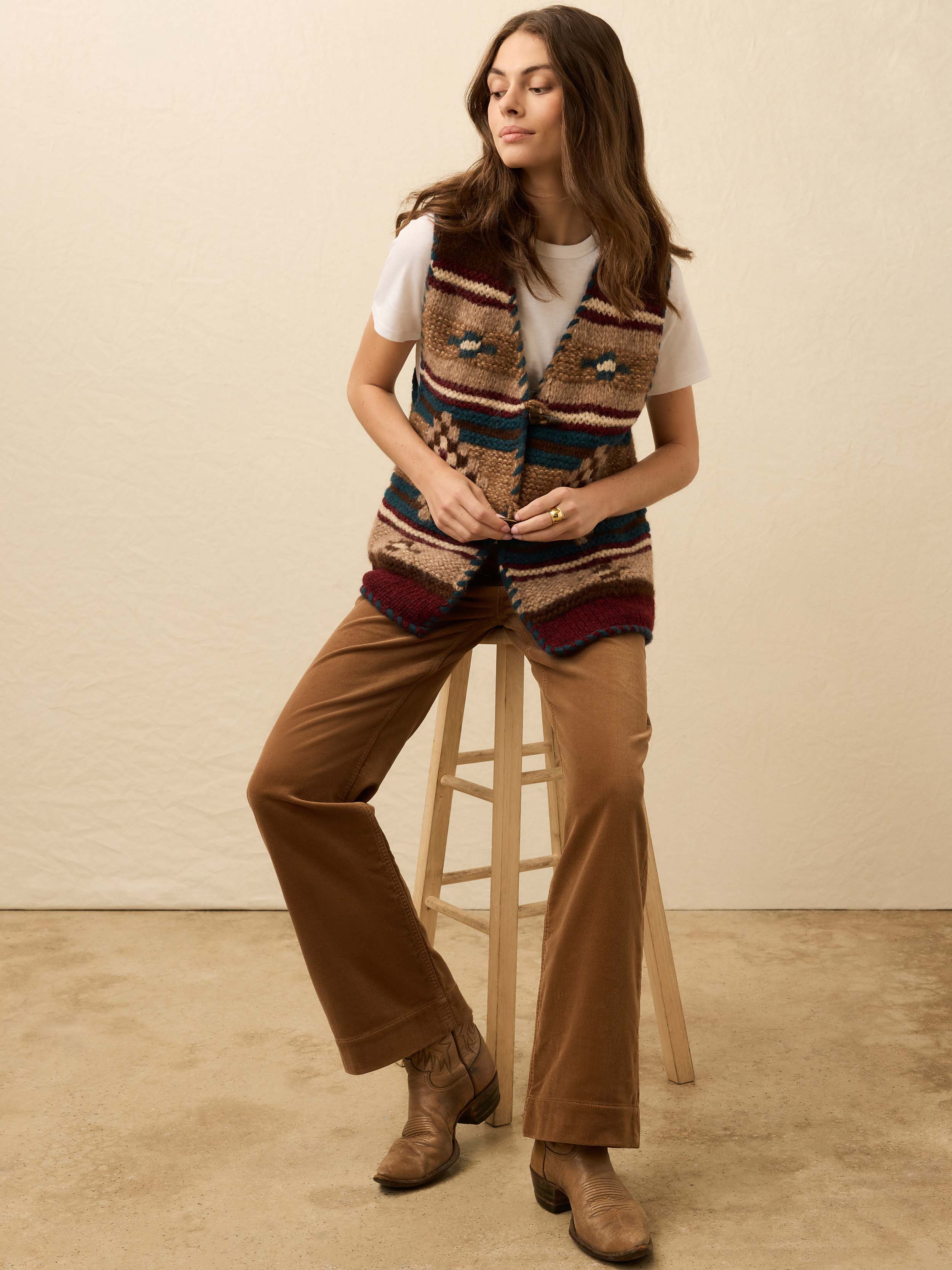 B.yellowtail Sweater Vest - Pretty Eagle - Image 3