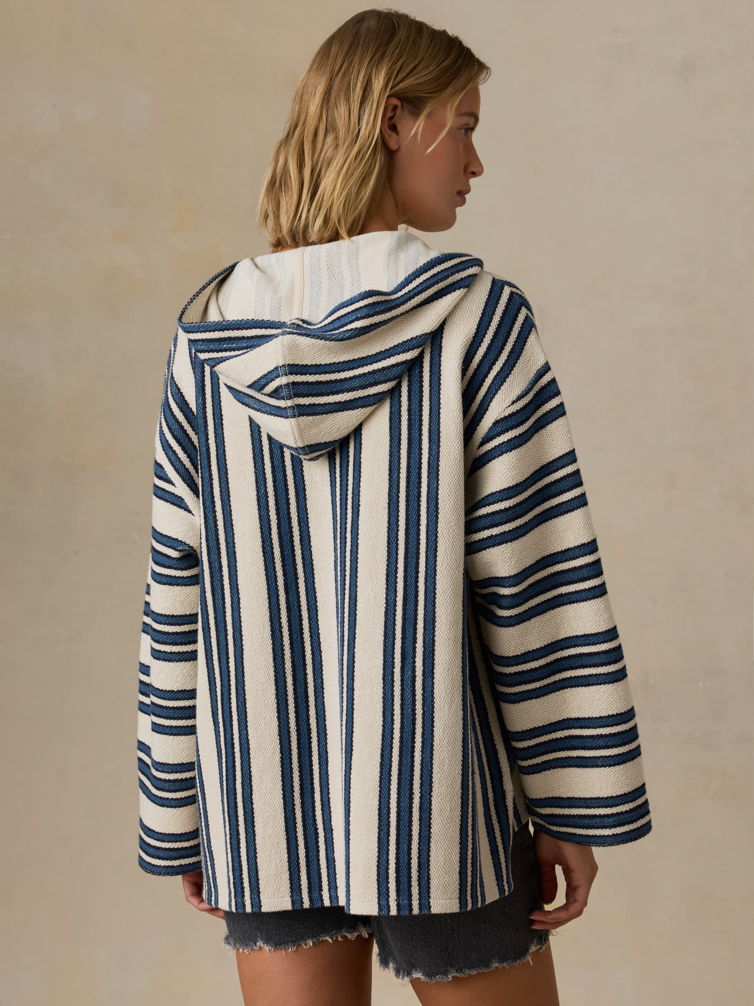 Baja Hoodie - Kingfisher Stripe - Image 5