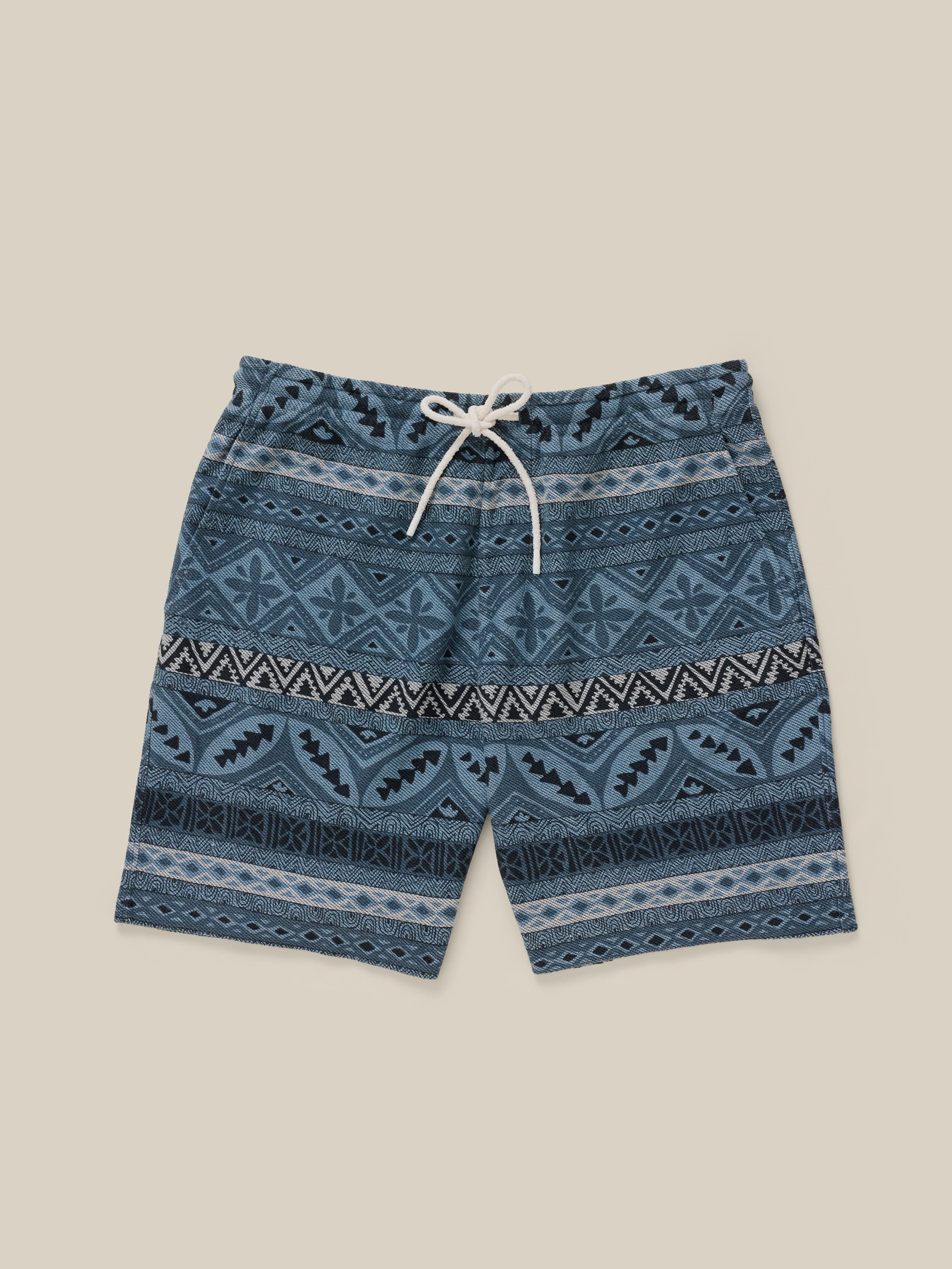 Baja Knit Short - Cay Blues Block - Image 8