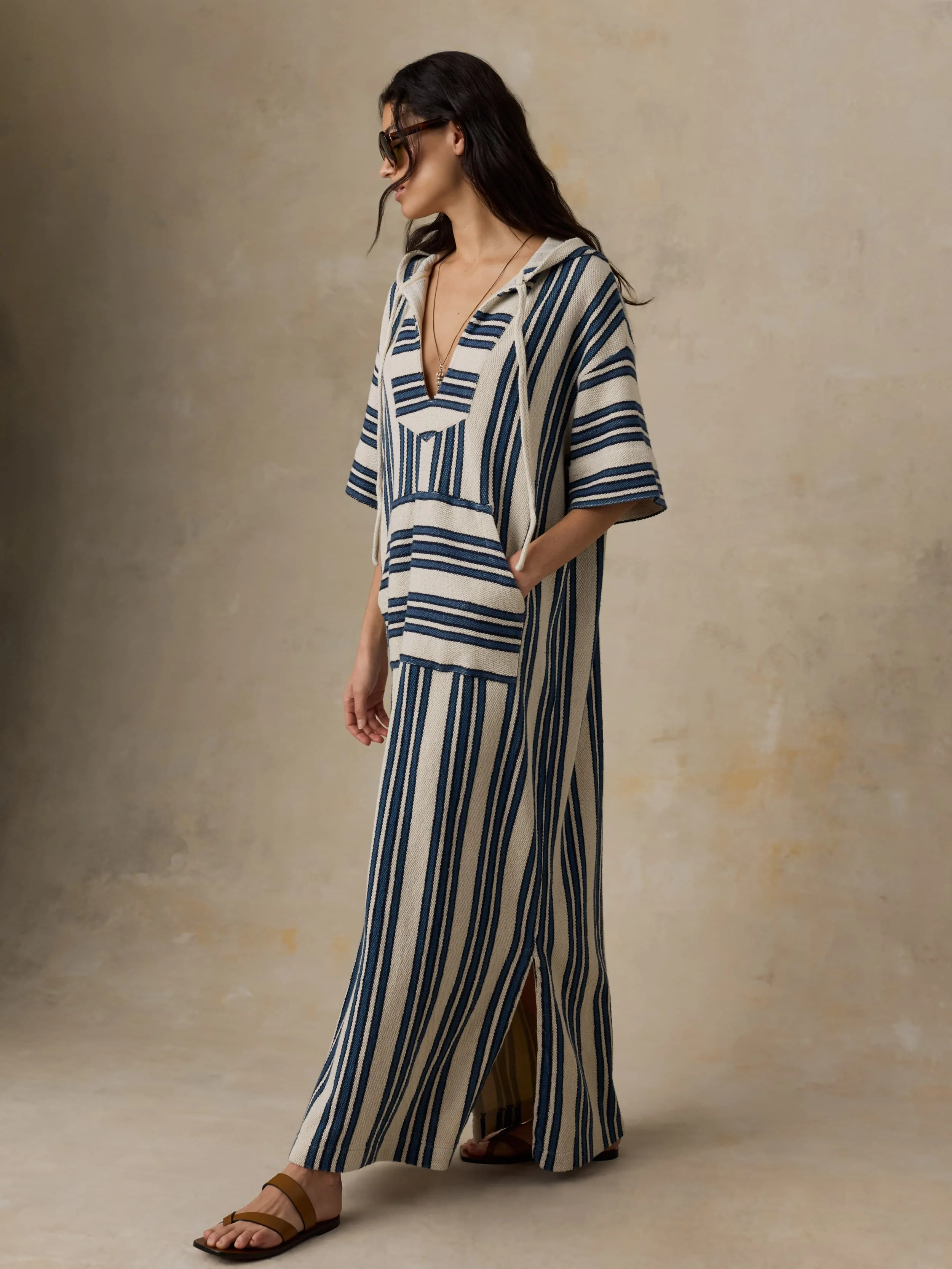 Baja Maxi Dress - Kingfisher Stripe - Image 4