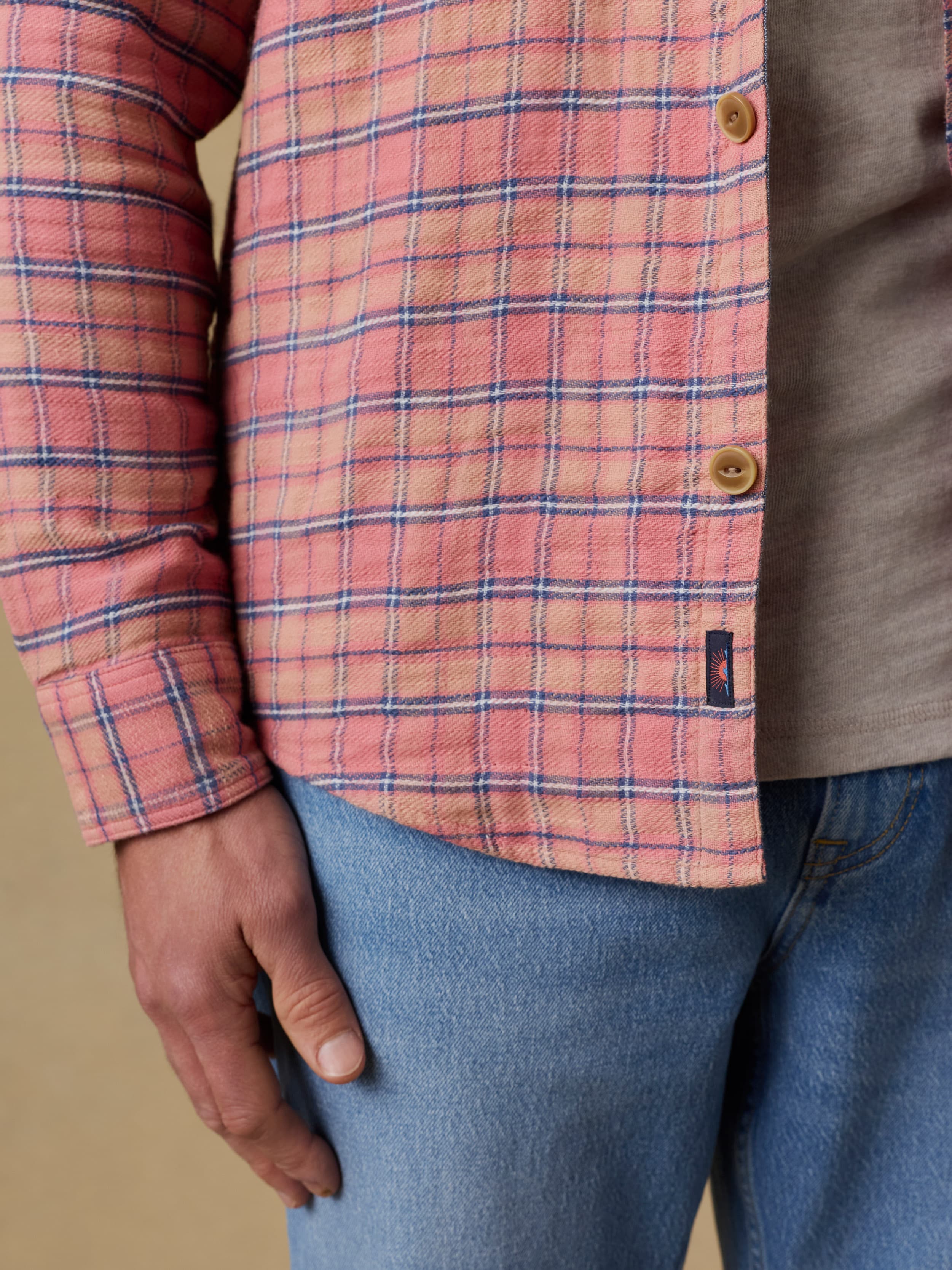 Belmar Workshirt - Desert Haze Plaid - Image 5