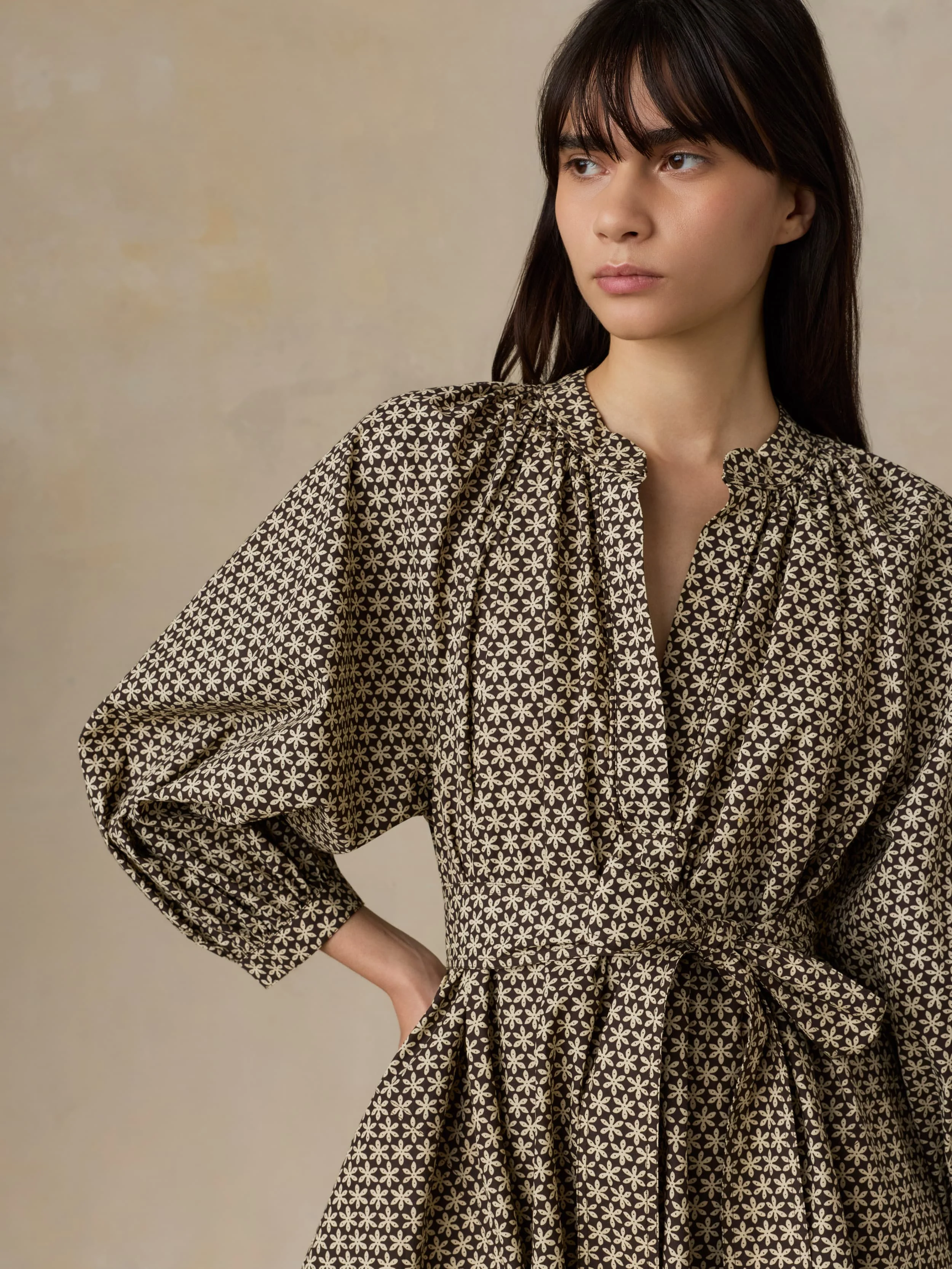 Coastal Poplin Kaia Mini Dress - Bloom Trail Floral - Image 2