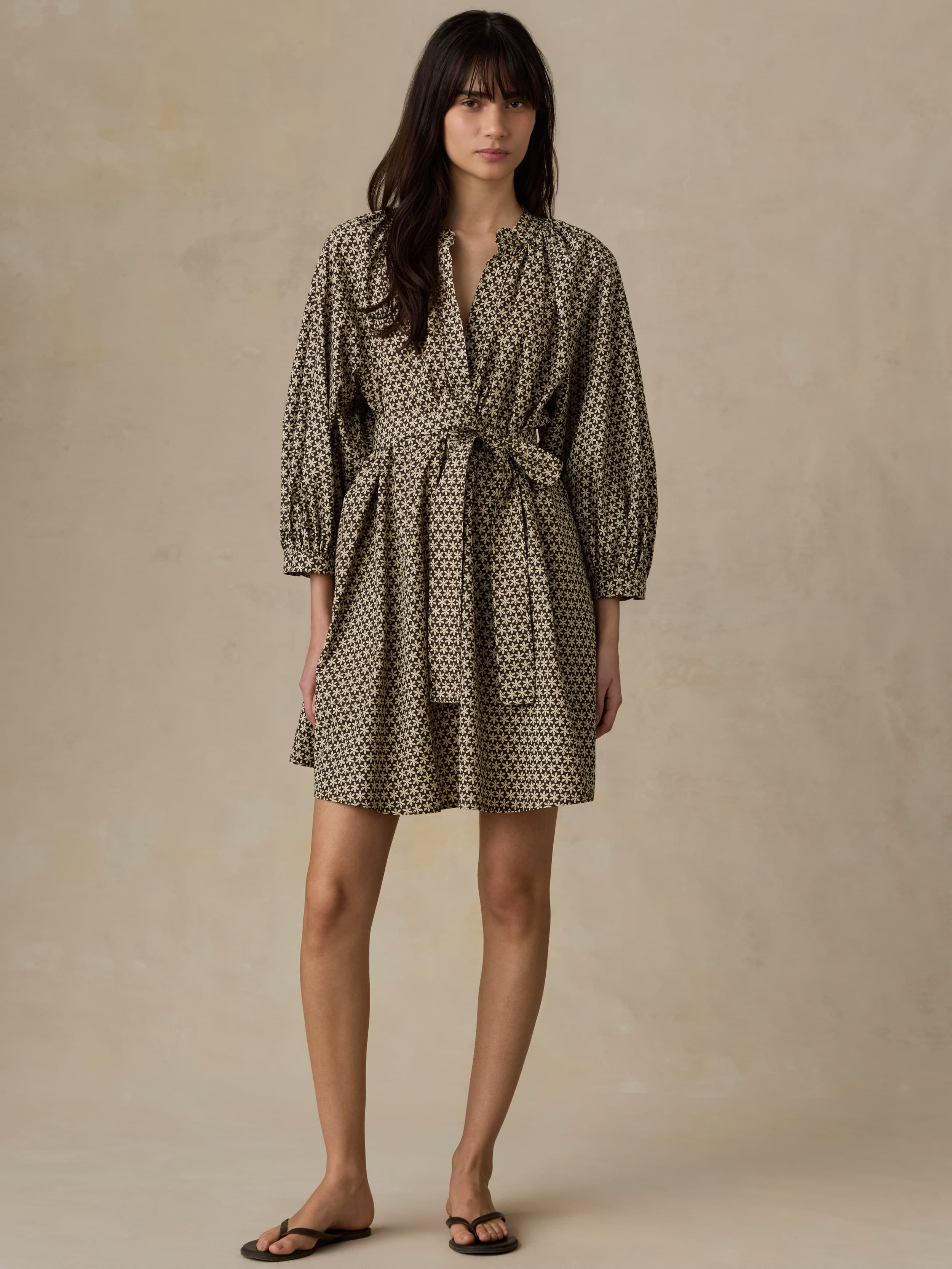 Coastal Poplin Kaia Mini Dress - Bloom Trail Floral - Image 3