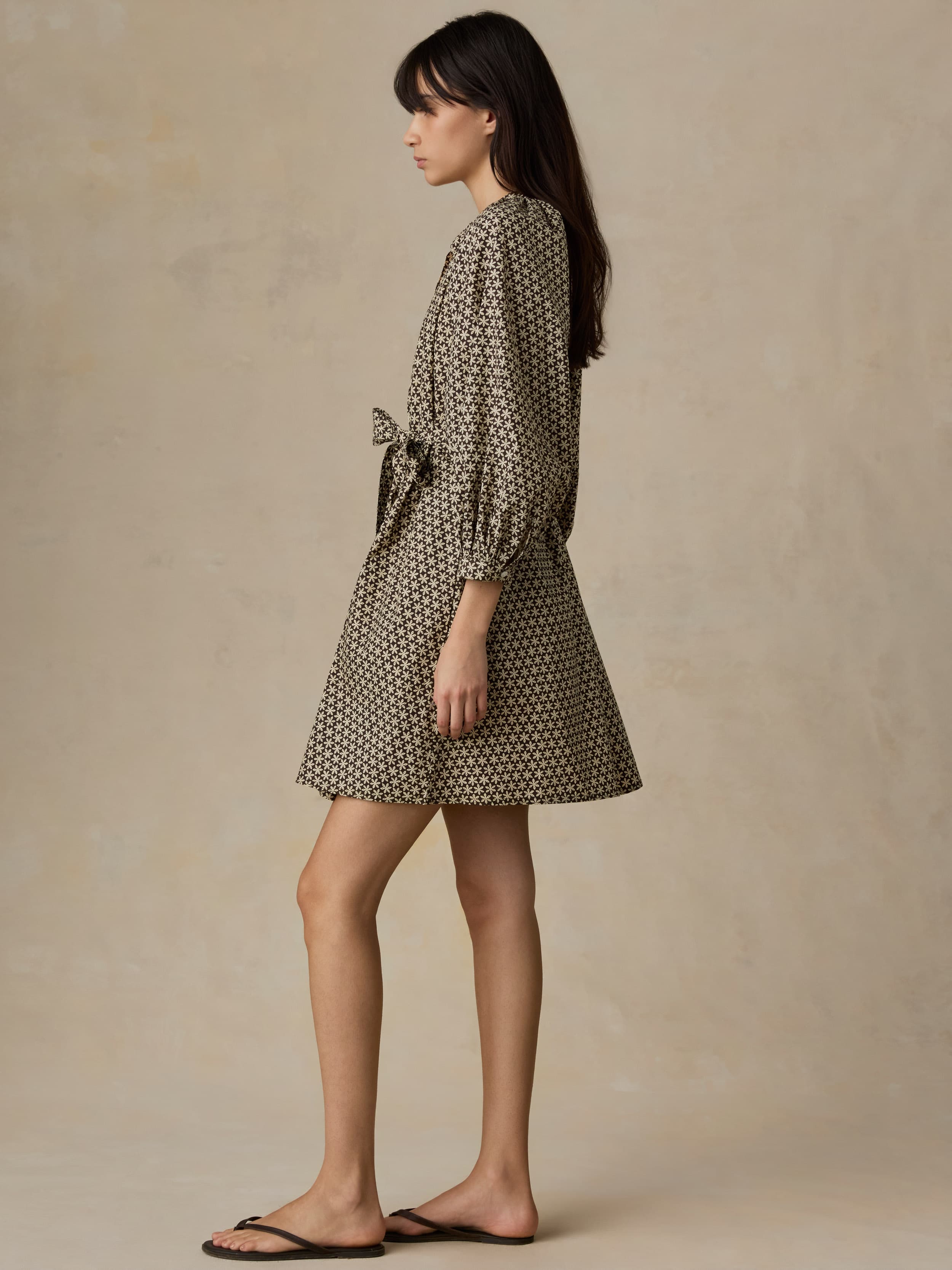 Coastal Poplin Kaia Mini Dress - Bloom Trail Floral - Image 4