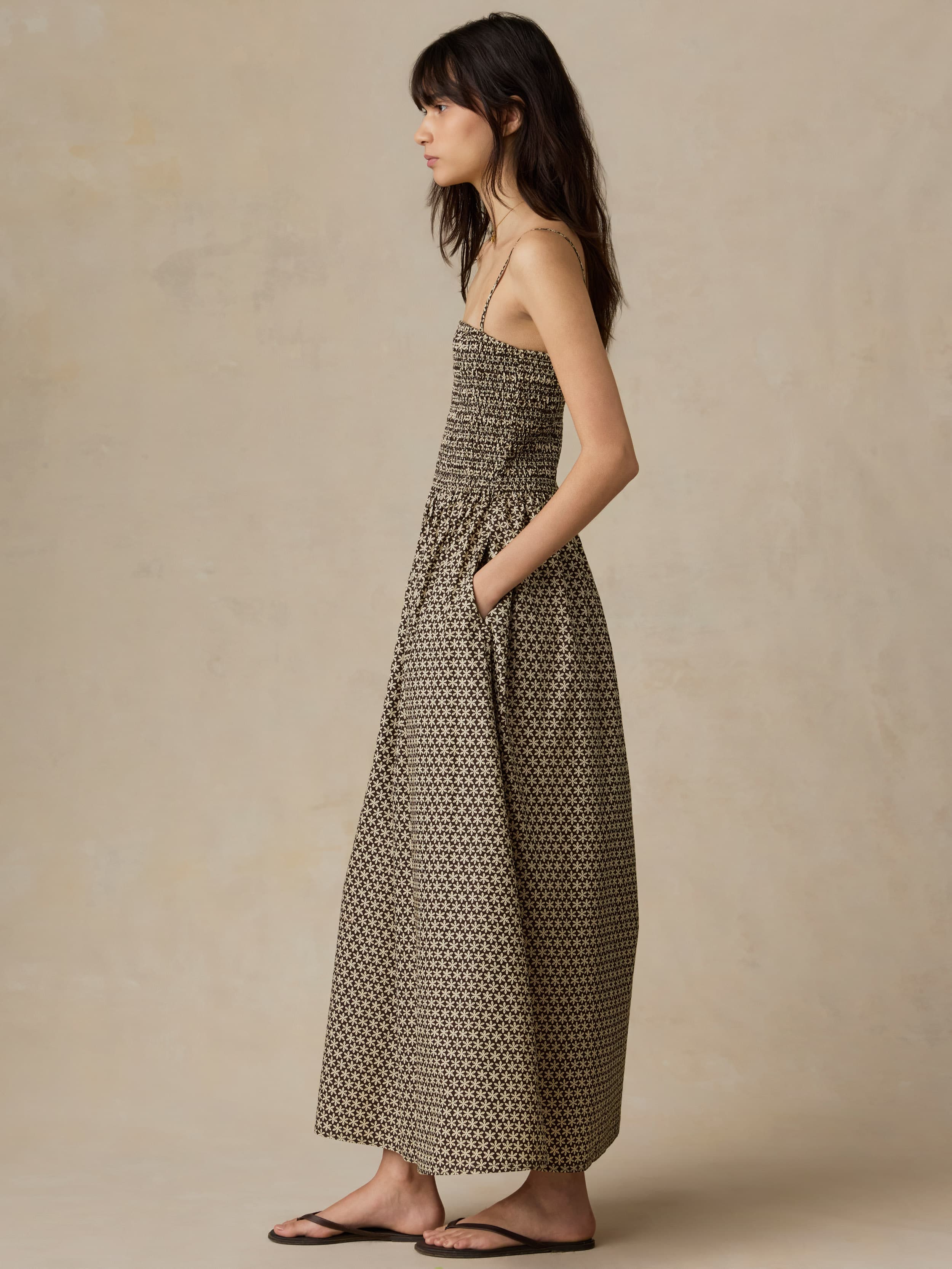 Coastal Poplin Lucia Dress - Bloom Trail Floral - Image 4