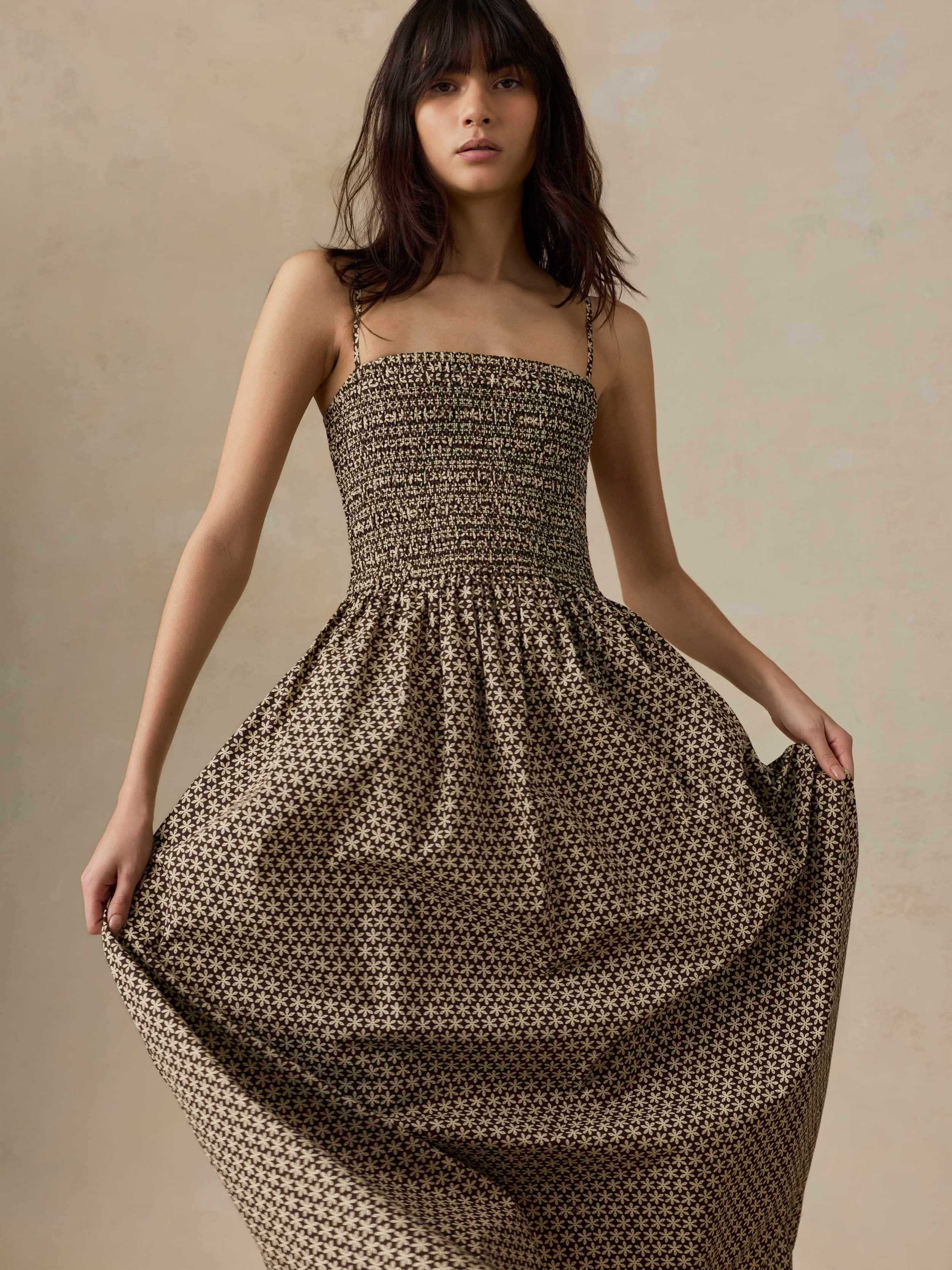 Coastal Poplin Lucia Dress - Bloom Trail Floral - Image 5