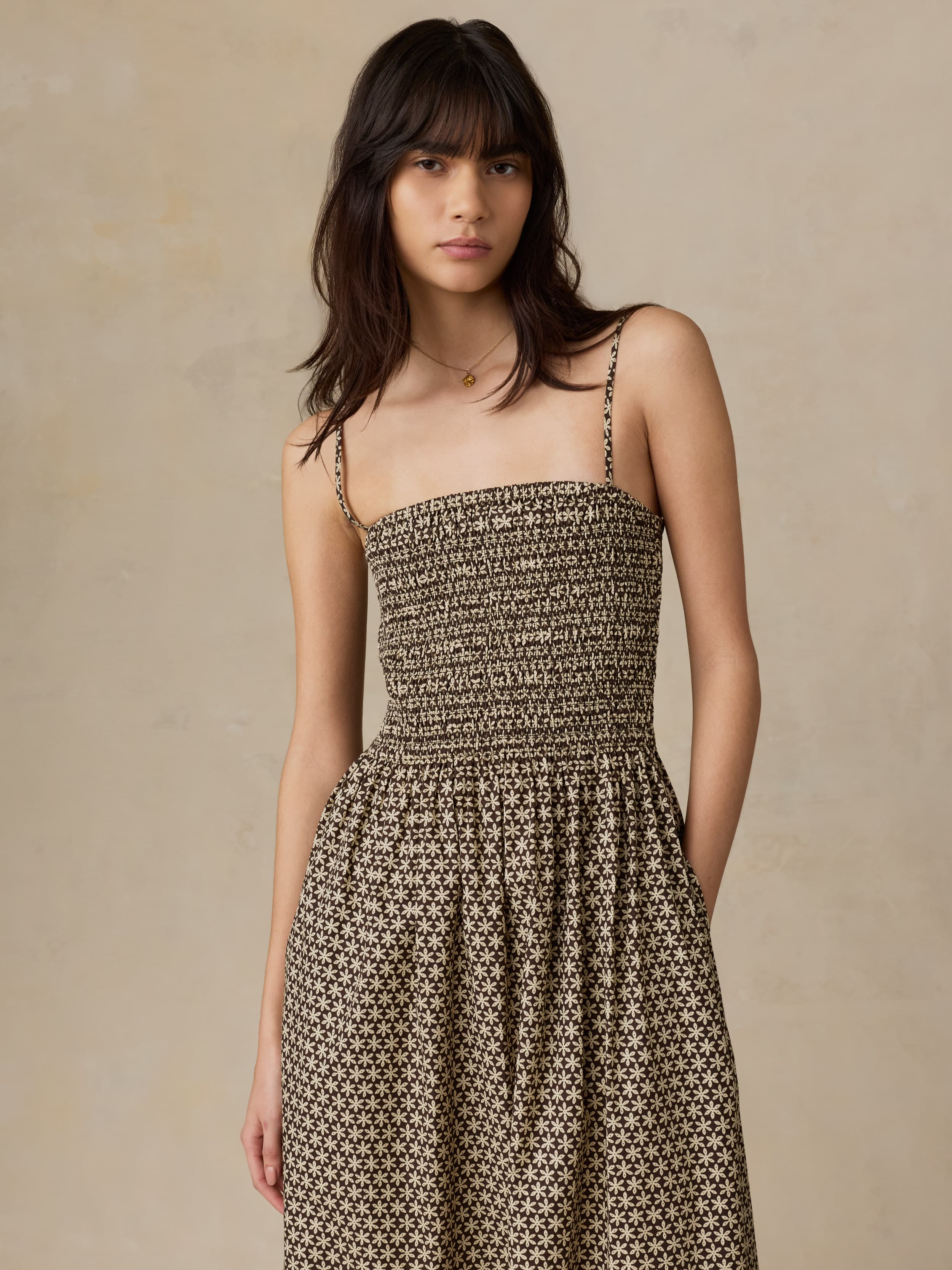 Coastal Poplin Lucia Dress - Bloom Trail Floral - Image 7