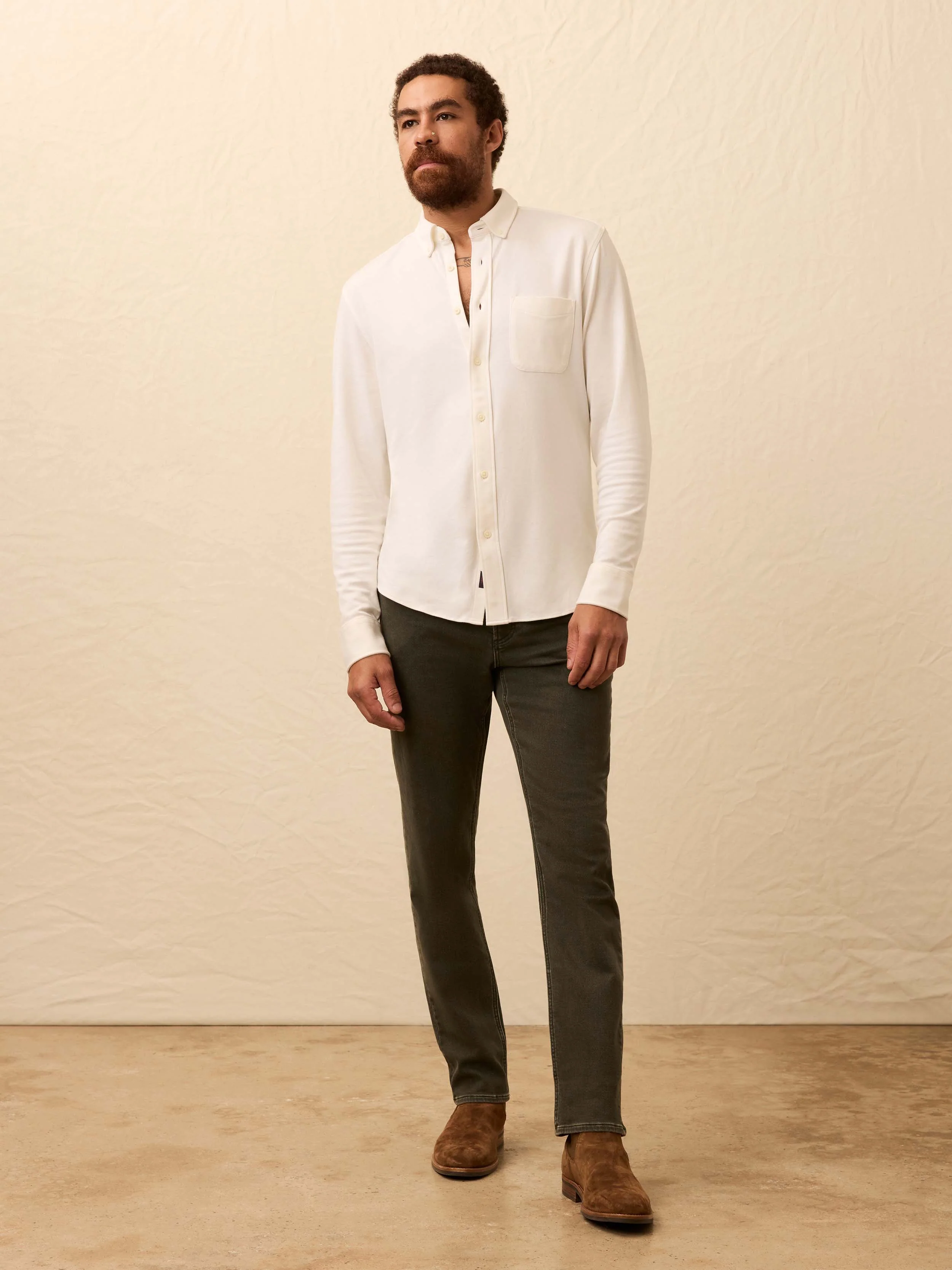 Coastline Knit Shirt - White Wall - Image 4