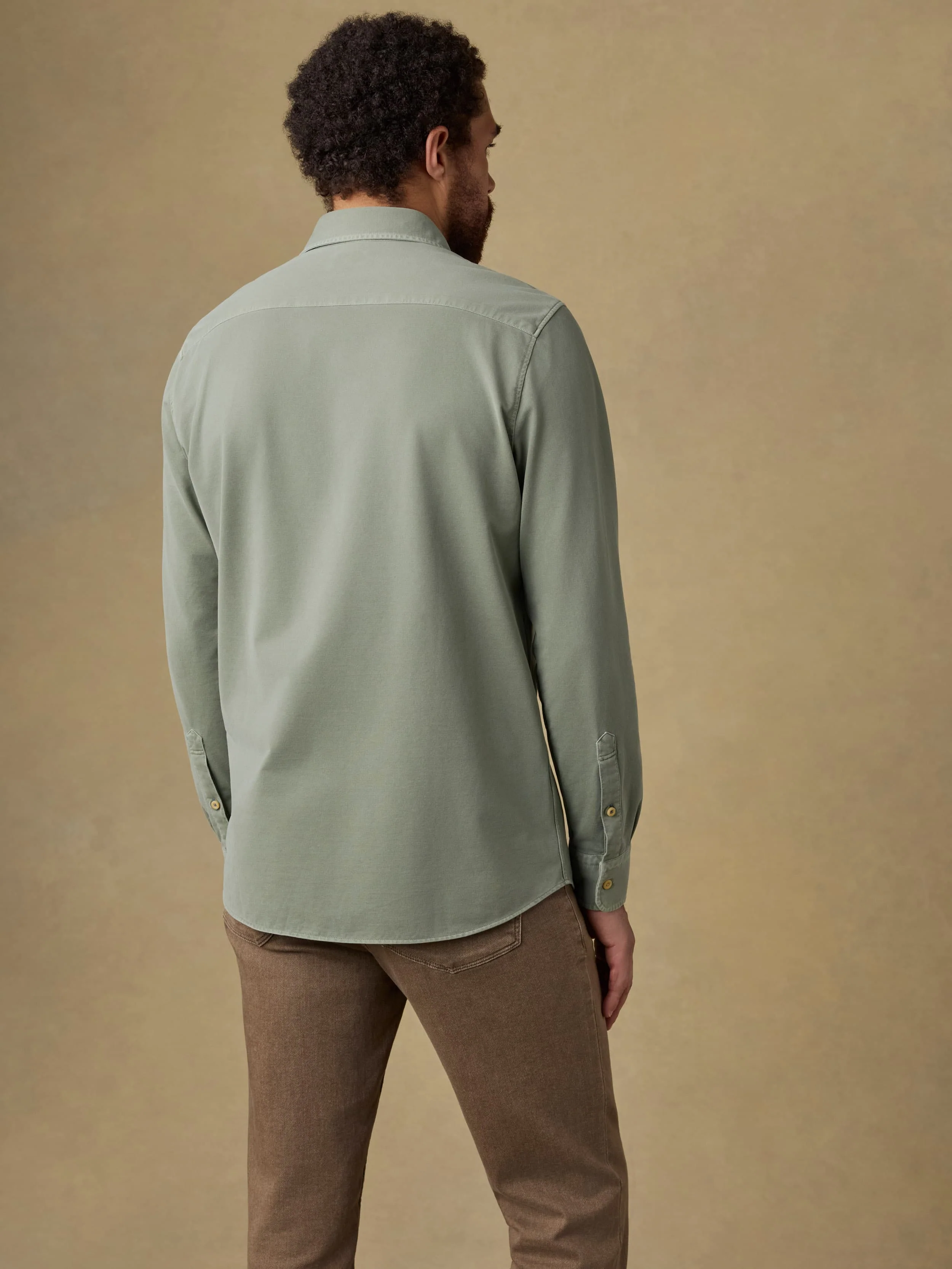 Costa Piqué Shirt - Terrain Olive - Image 3