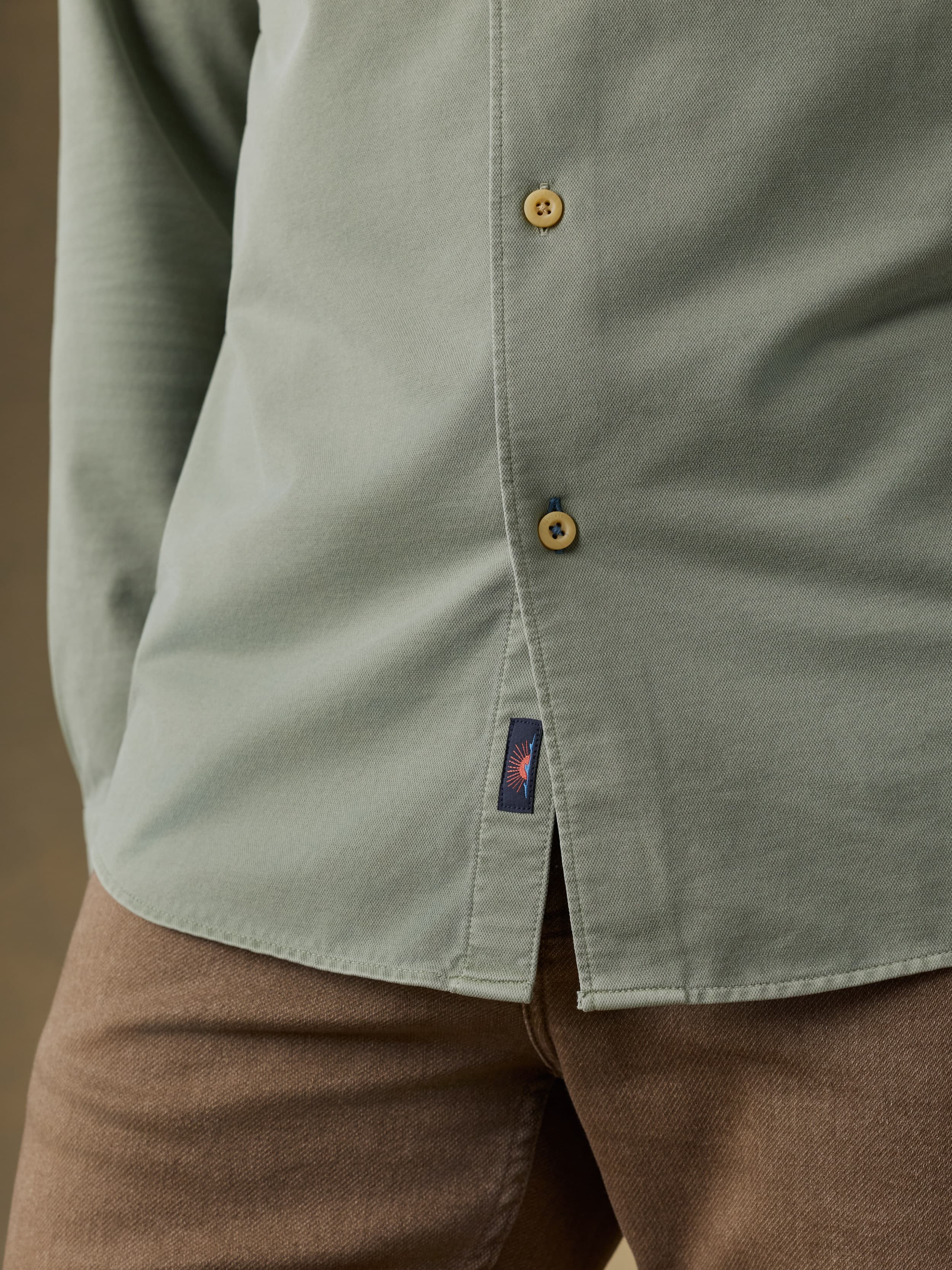 Costa Piqué Shirt - Terrain Olive - Image 5