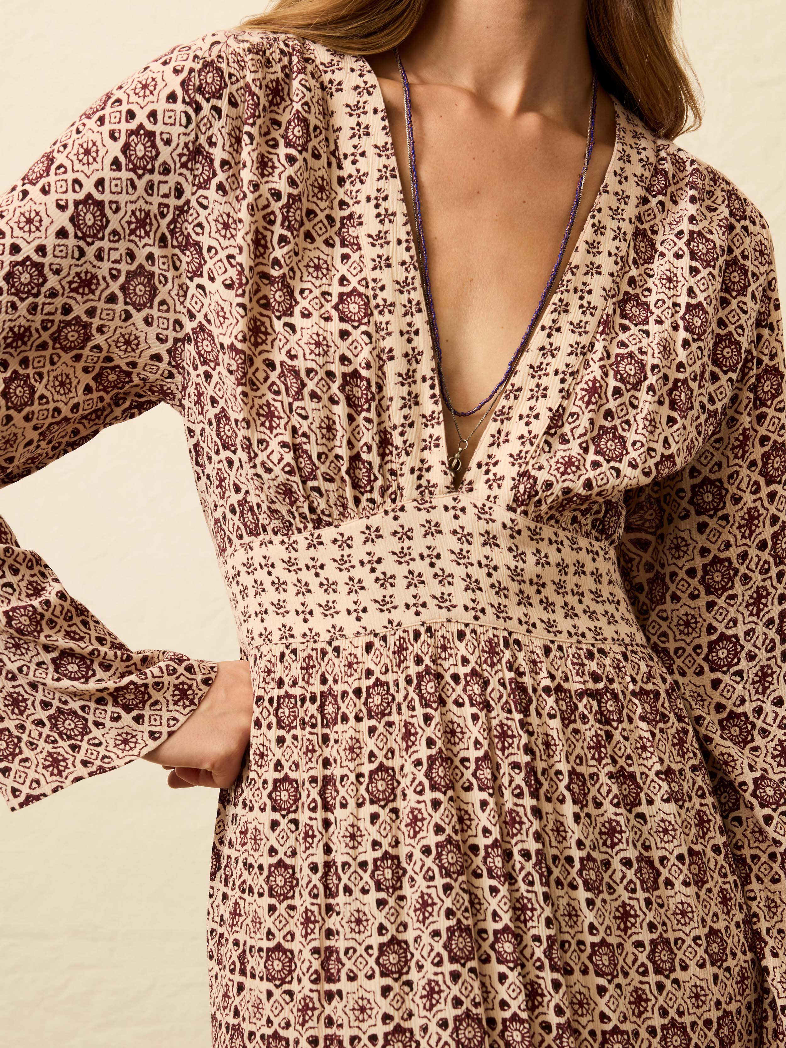 Dakota Dress - Sunrise Azulejos Mixed Print - Image 2