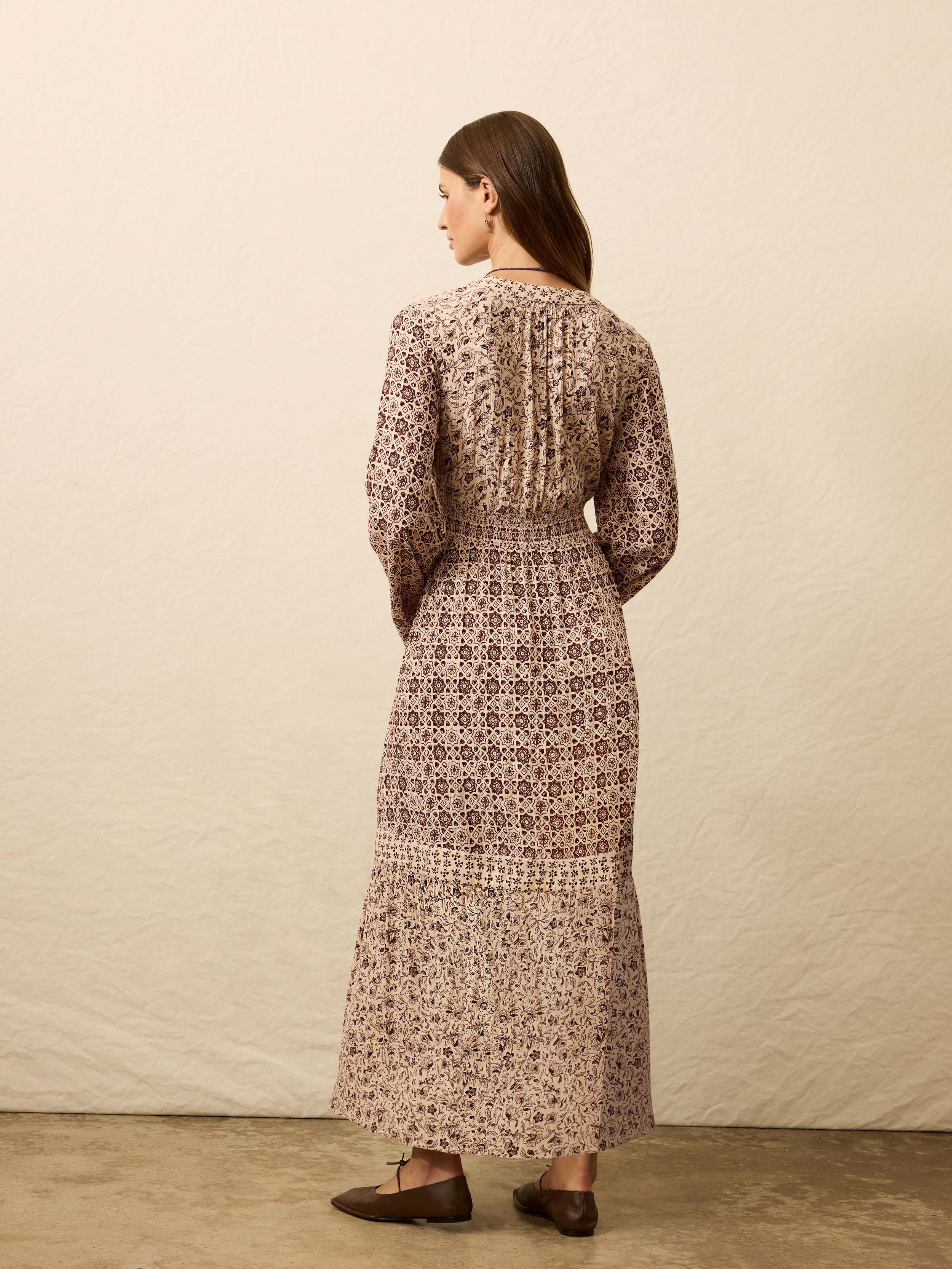 Dakota Dress - Sunrise Azulejos Mixed Print - Image 3
