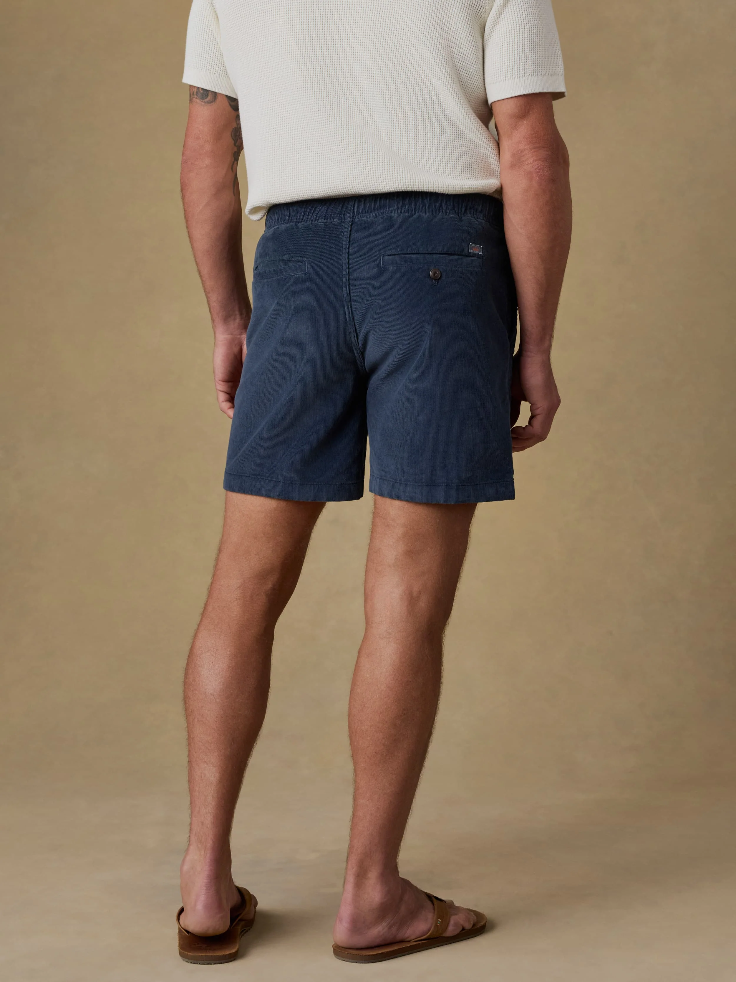 Essential Corduroy Short - Blue Nights - Image 4