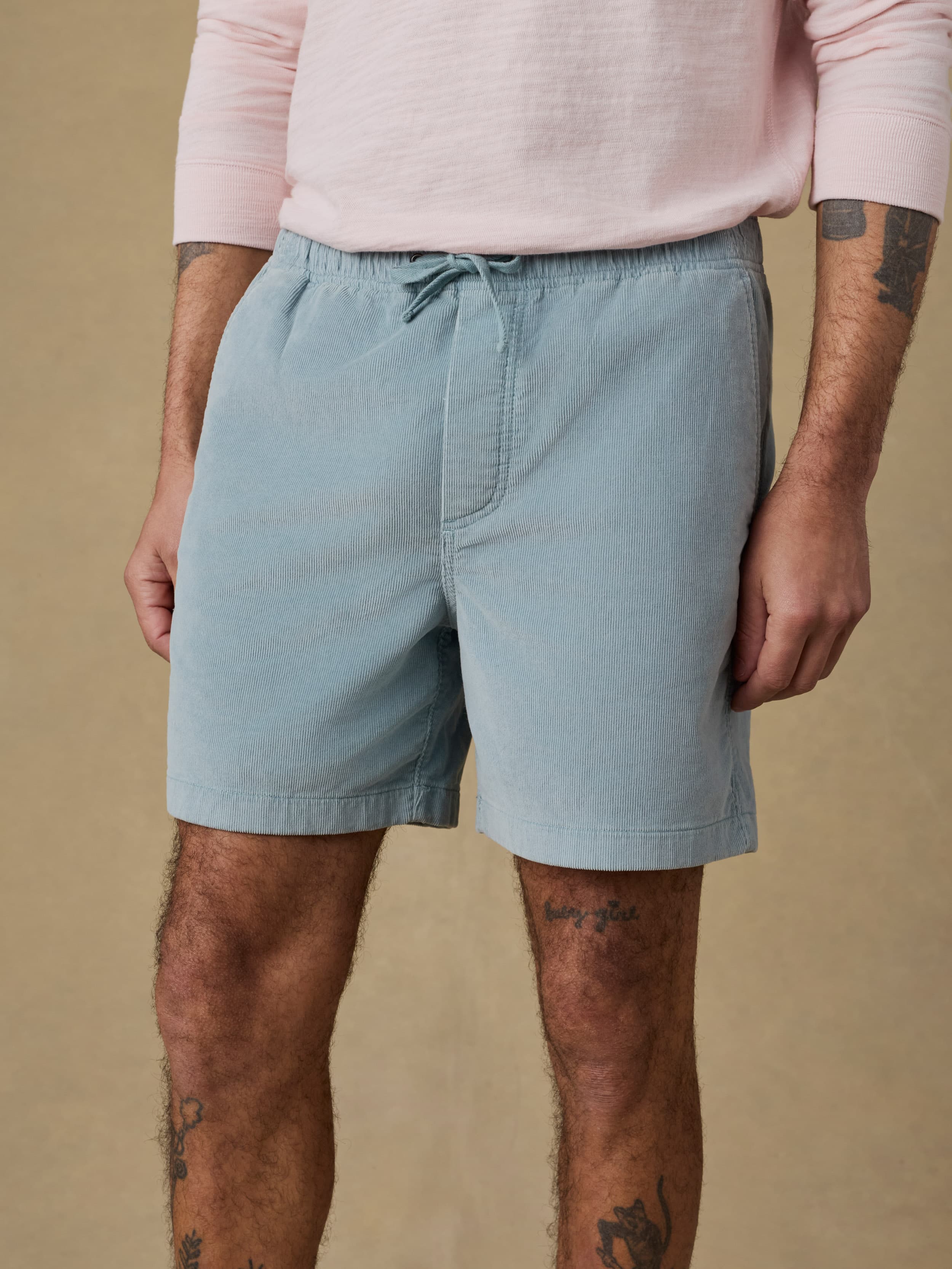 Essential Corduroy Short - Hull Teal - Image 4