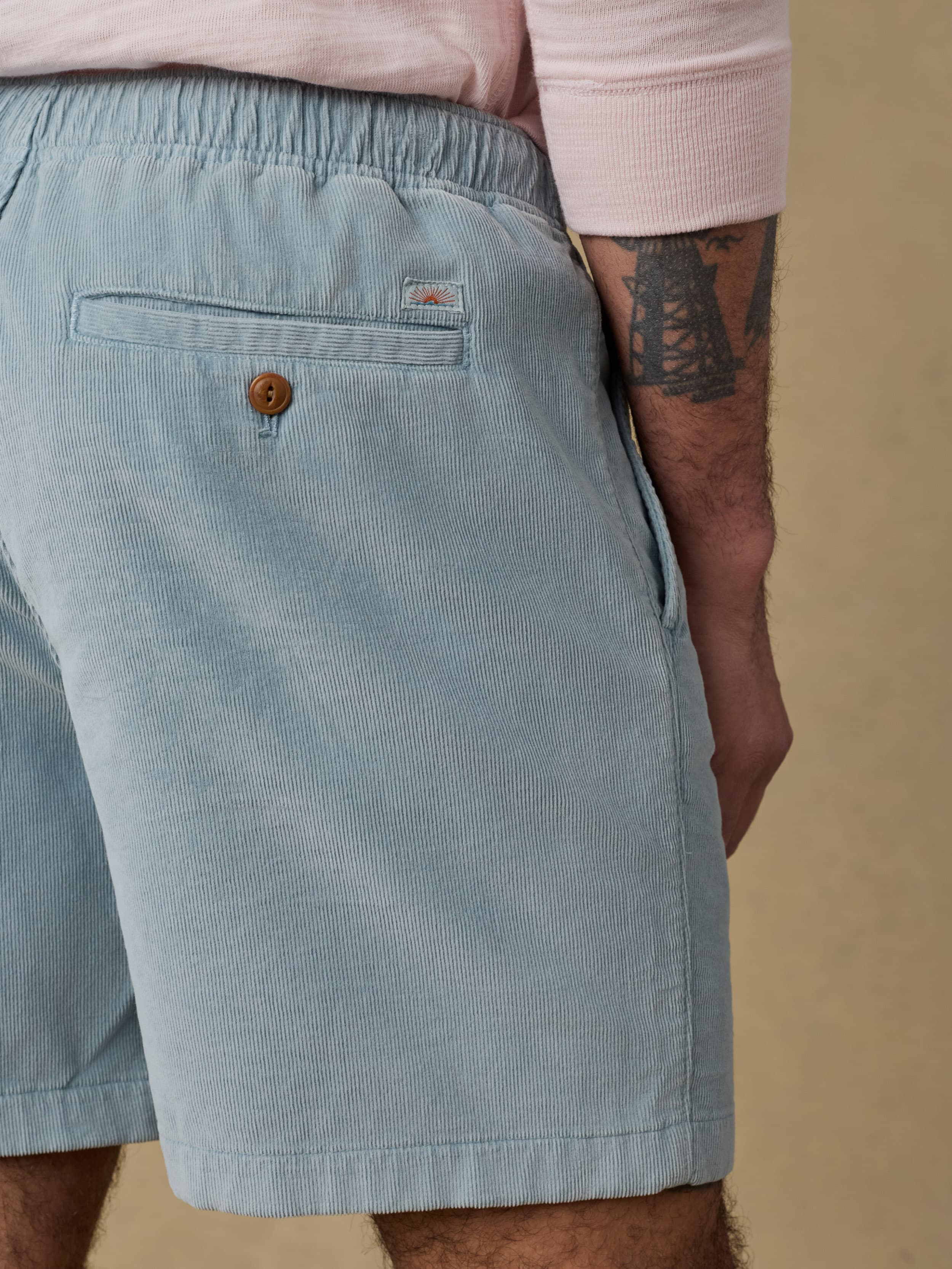 Essential Corduroy Short - Hull Teal - Image 5