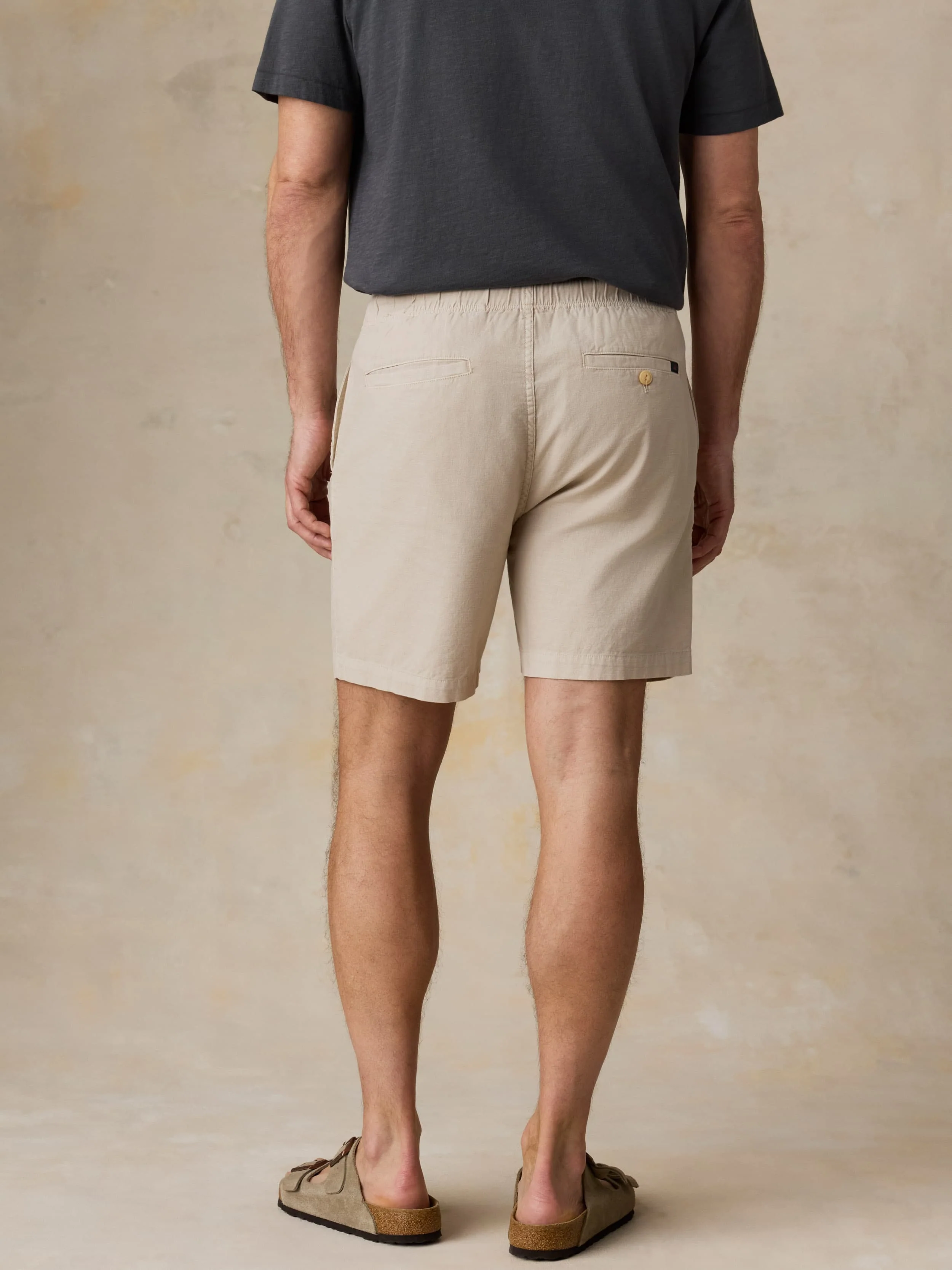 Essential Drawstring Short - Stone - Image 4