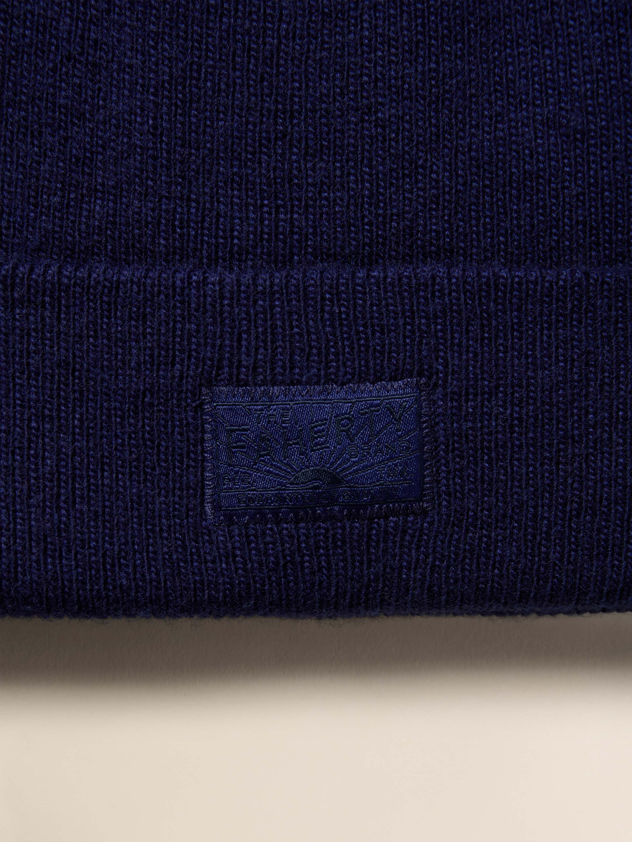 Faherty Essential Beanie - Navy - Image 3