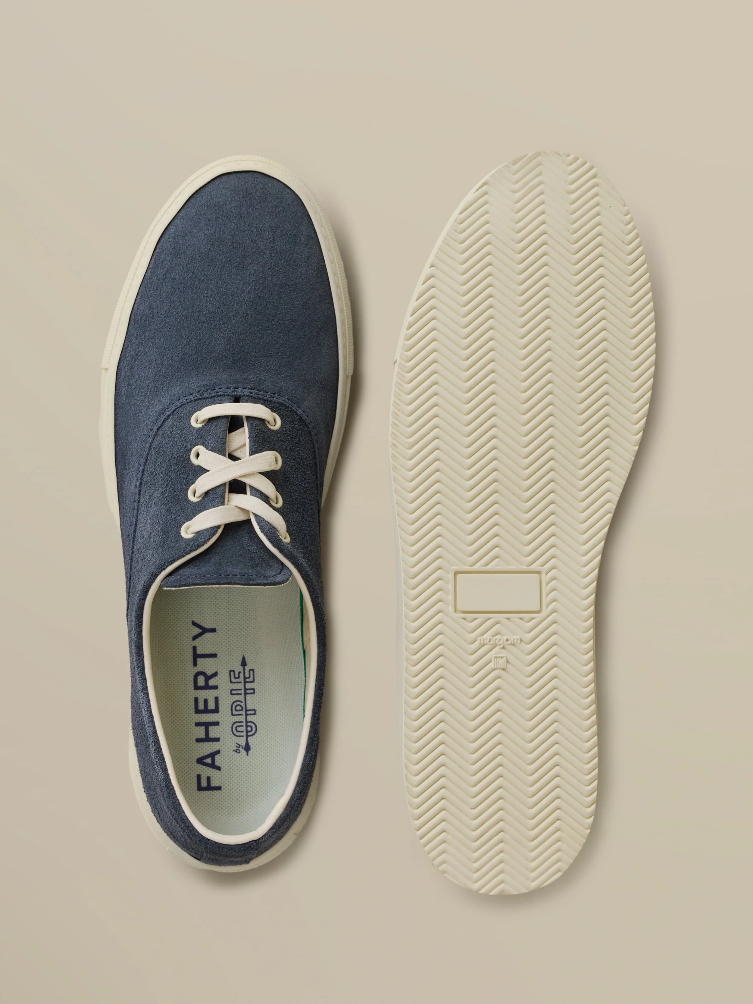Faherty X Opie Way Deck Sneaker - Spellbound - Image 3