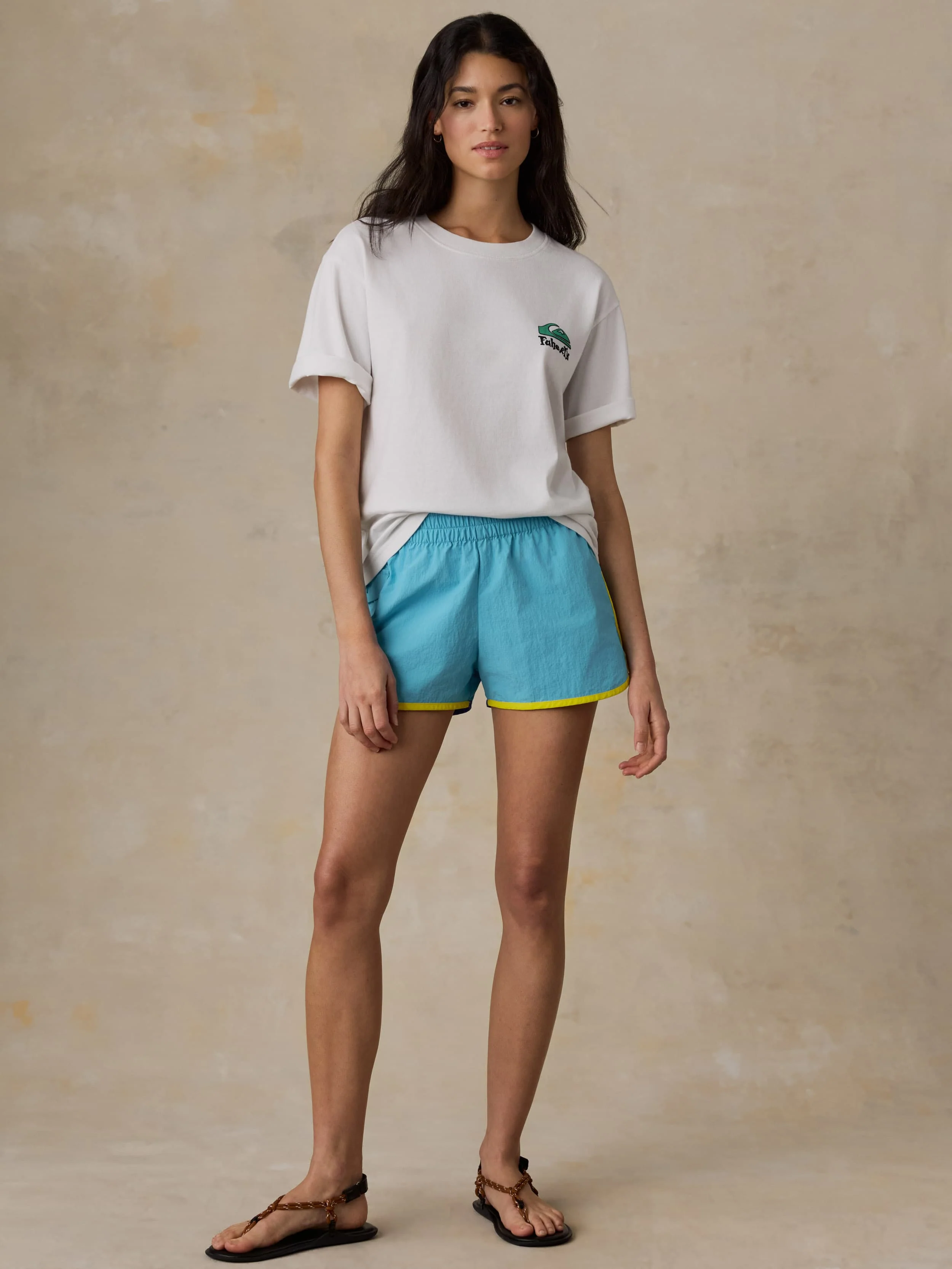 Faherty x Quiksilver Graphic Tee - White - Image 5