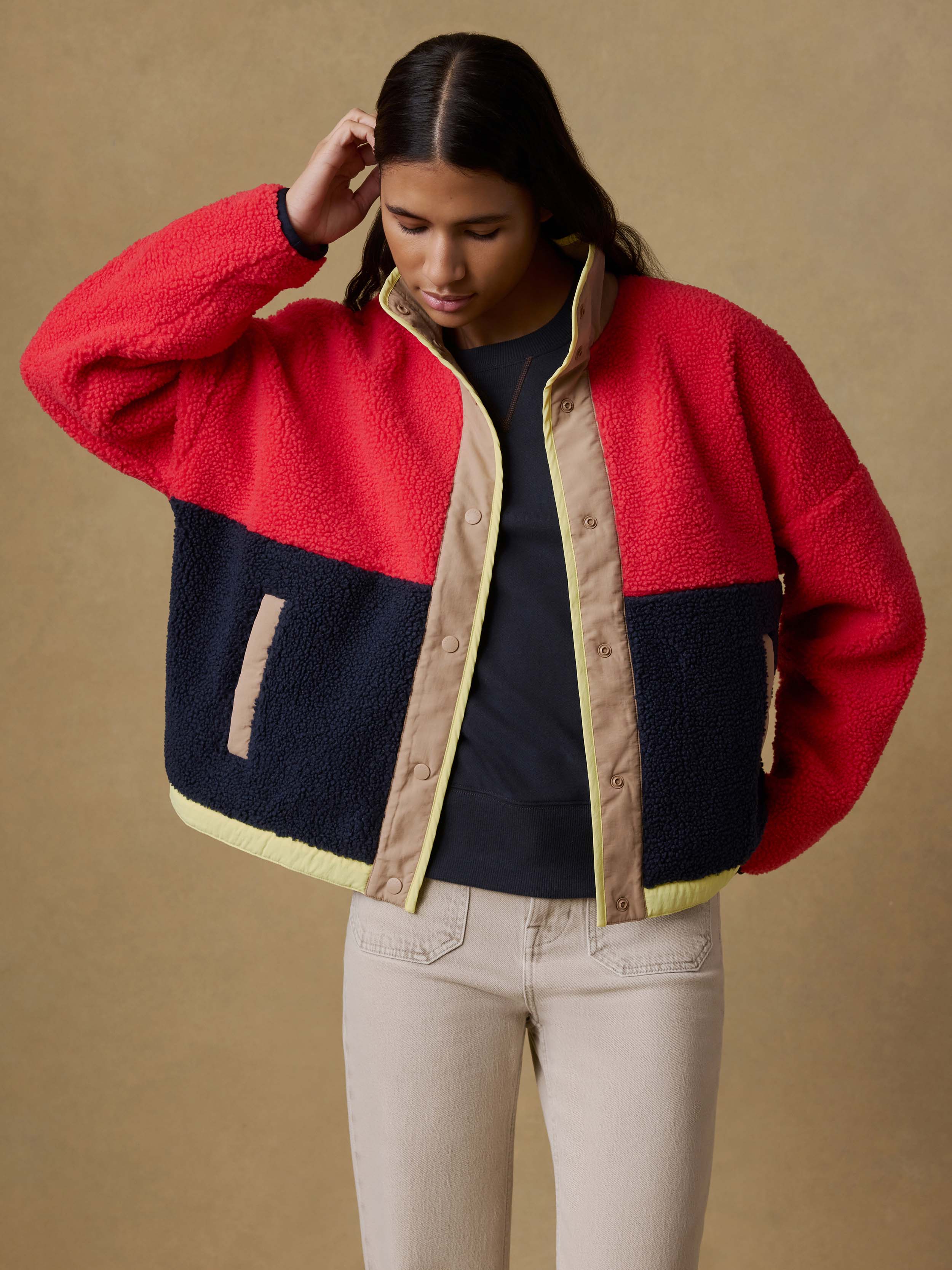 Fireside Fleece Jacket - Campfire Sunset - Image 6