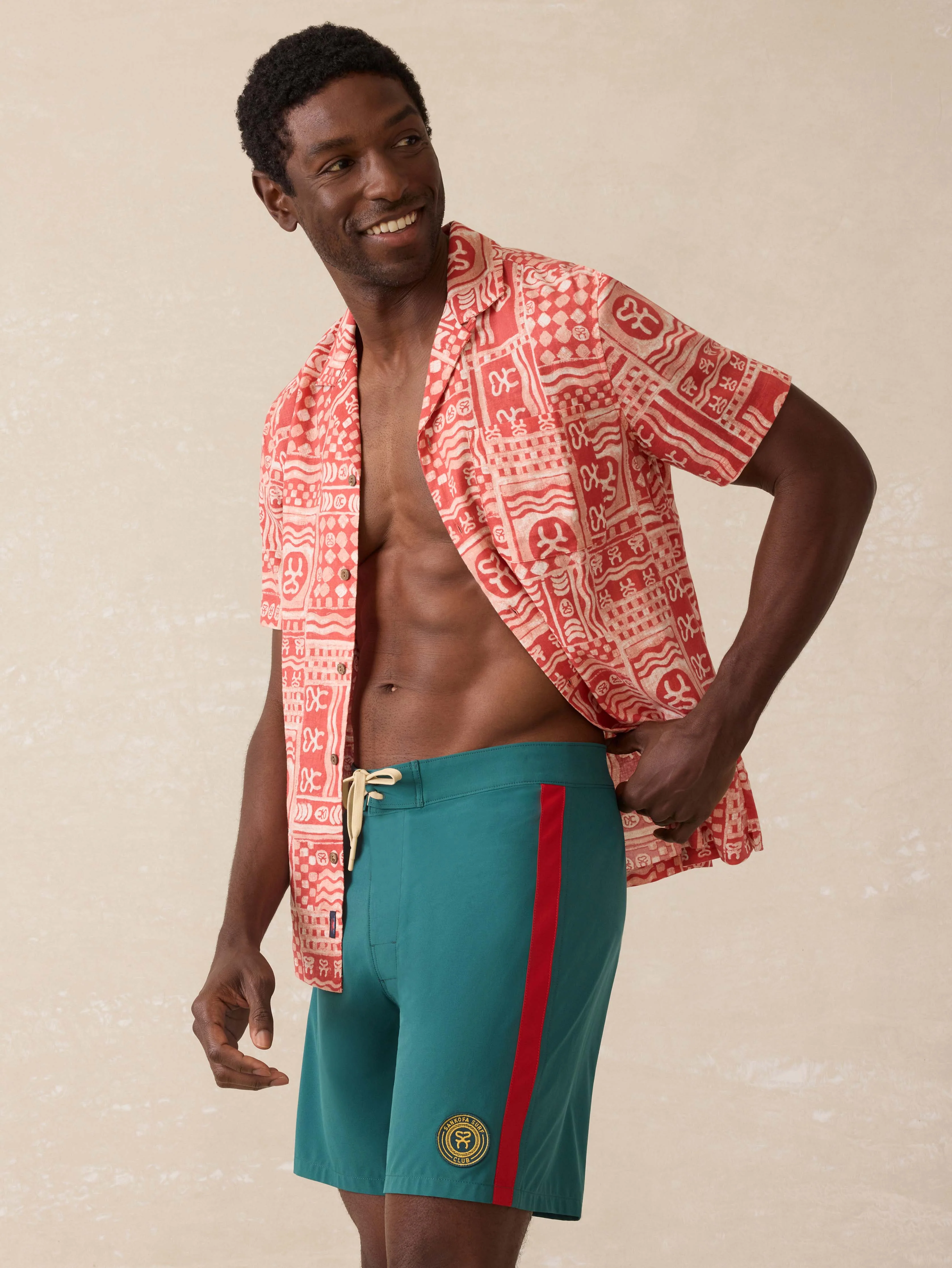 Surf Ghana Boardshort - Agona Green - Image 3