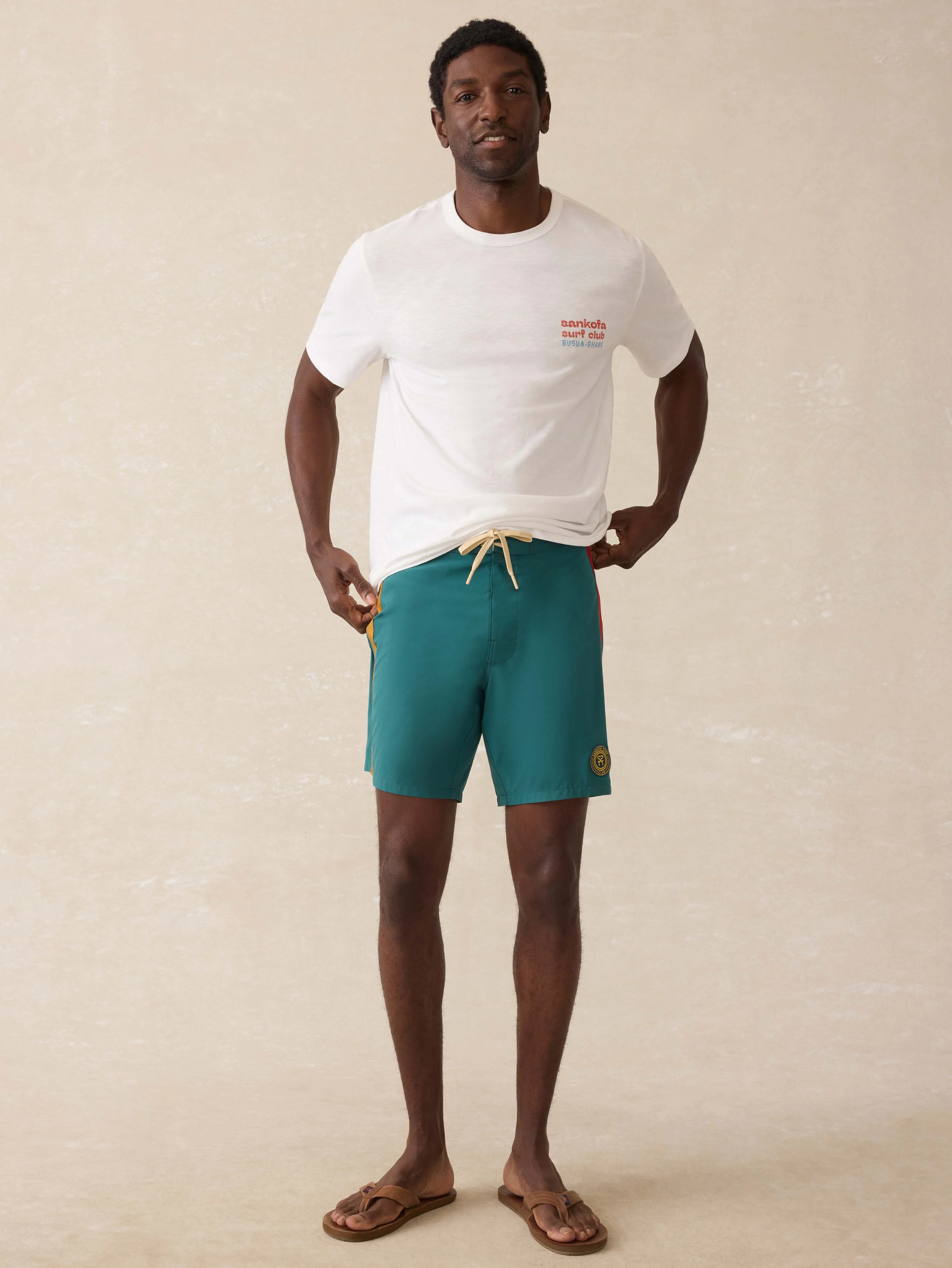 Surf Ghana Boardshort - Agona Green - Image 5
