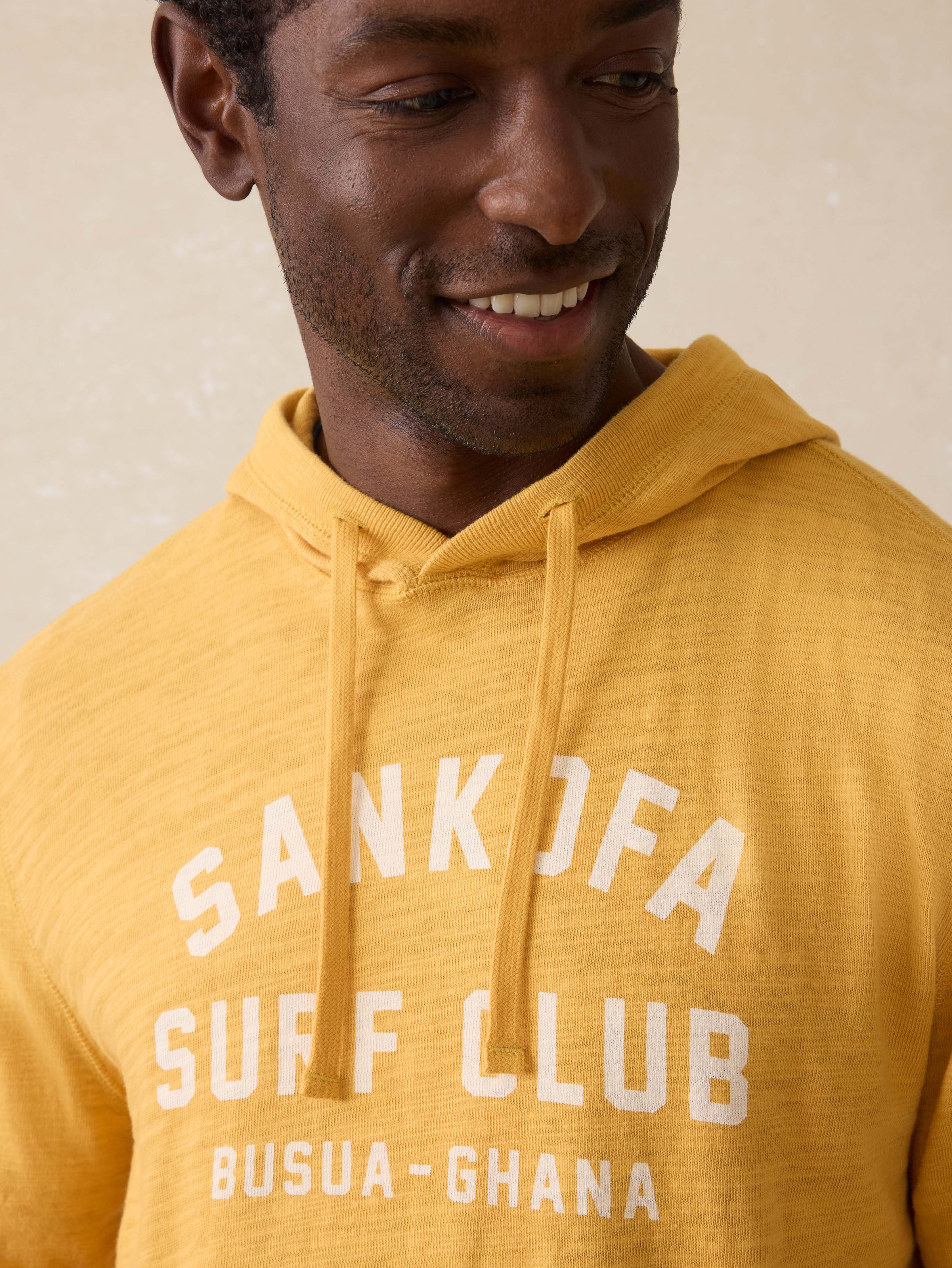 Surf Ghana Sunwashed Organic Hoodie - Tuscan Sun - Image 3