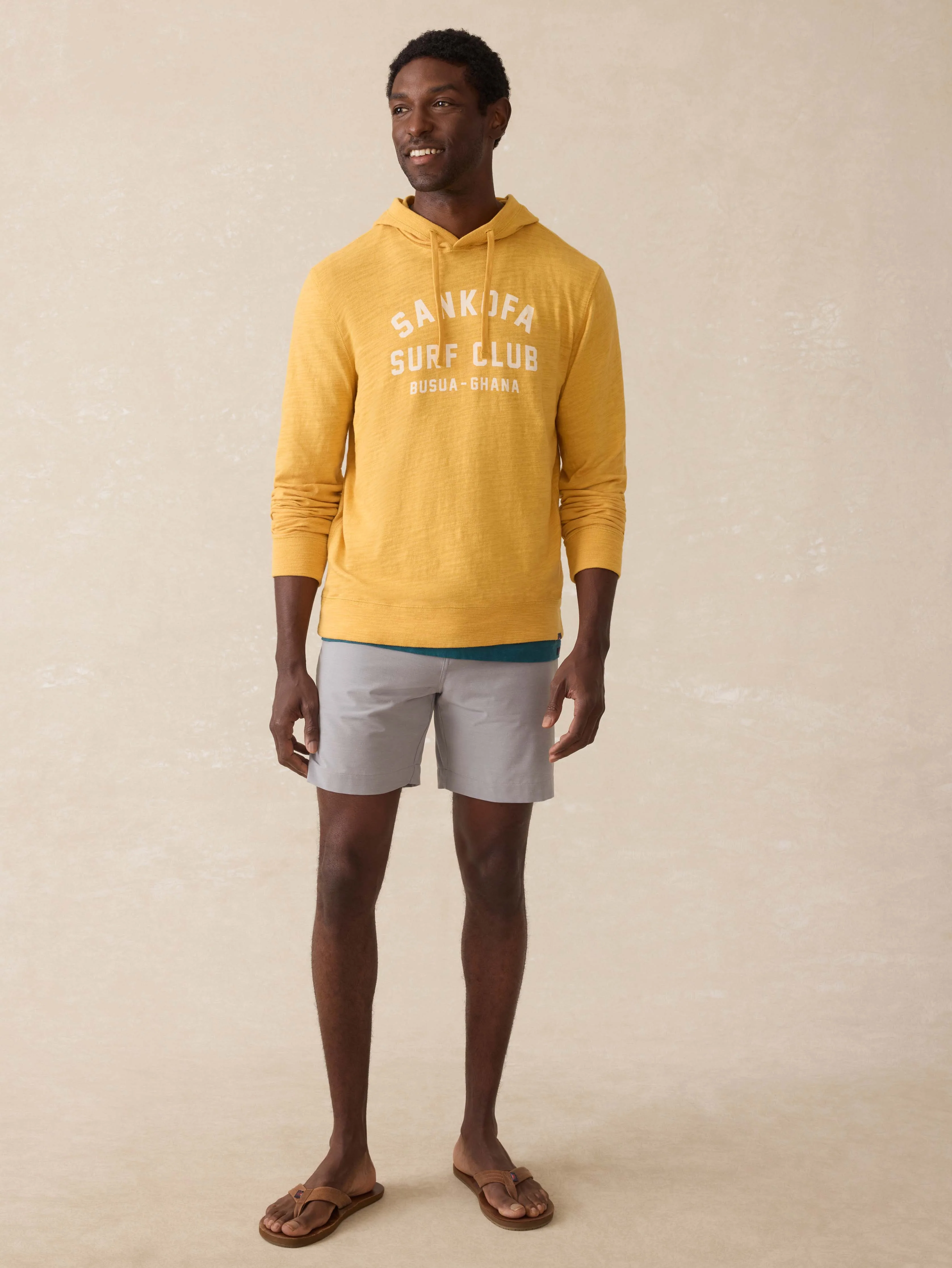 Surf Ghana Sunwashed Organic Hoodie - Tuscan Sun - Image 5