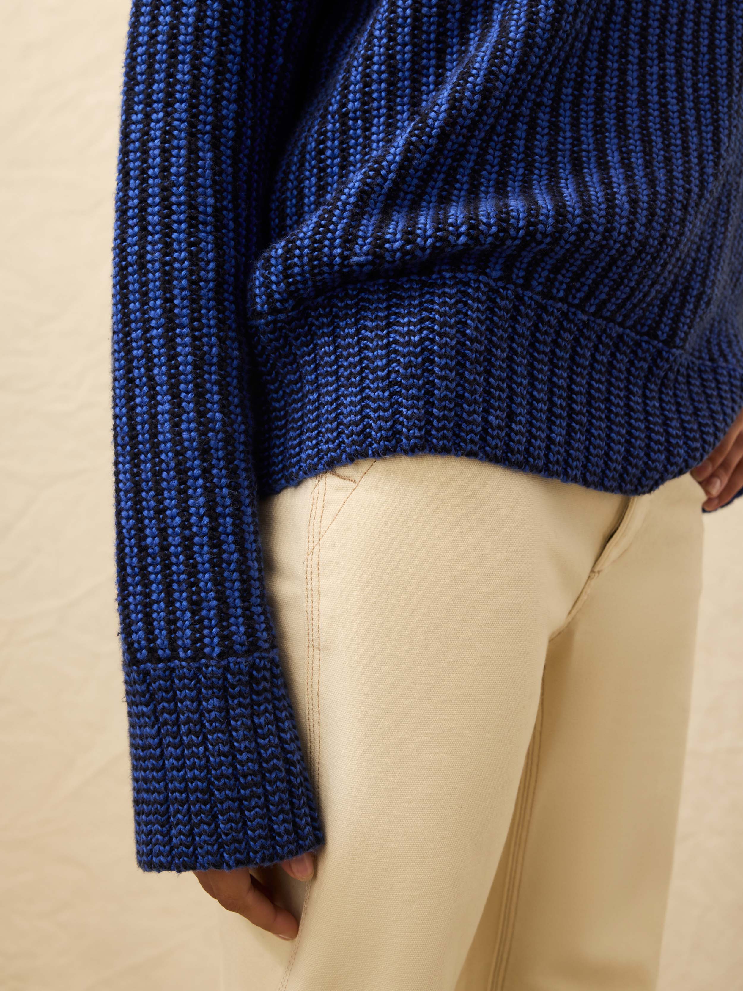 Heirloom Cotton  Relaxed Crew - Snorkel Stripe - Image 4