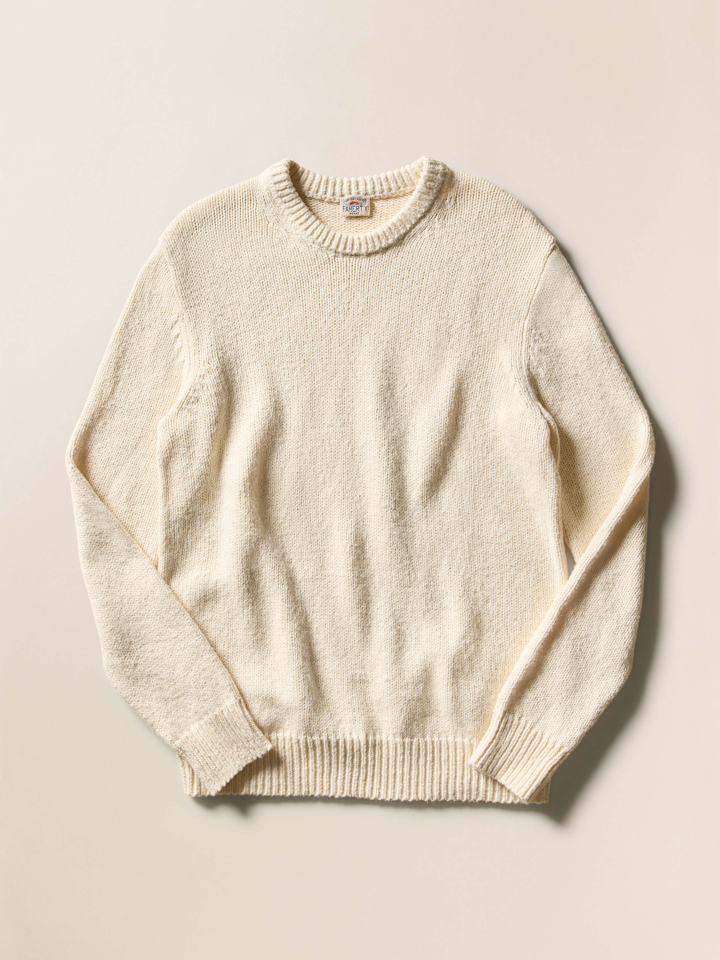 Heirloom Crewneck Sweater - Bone - Image 3