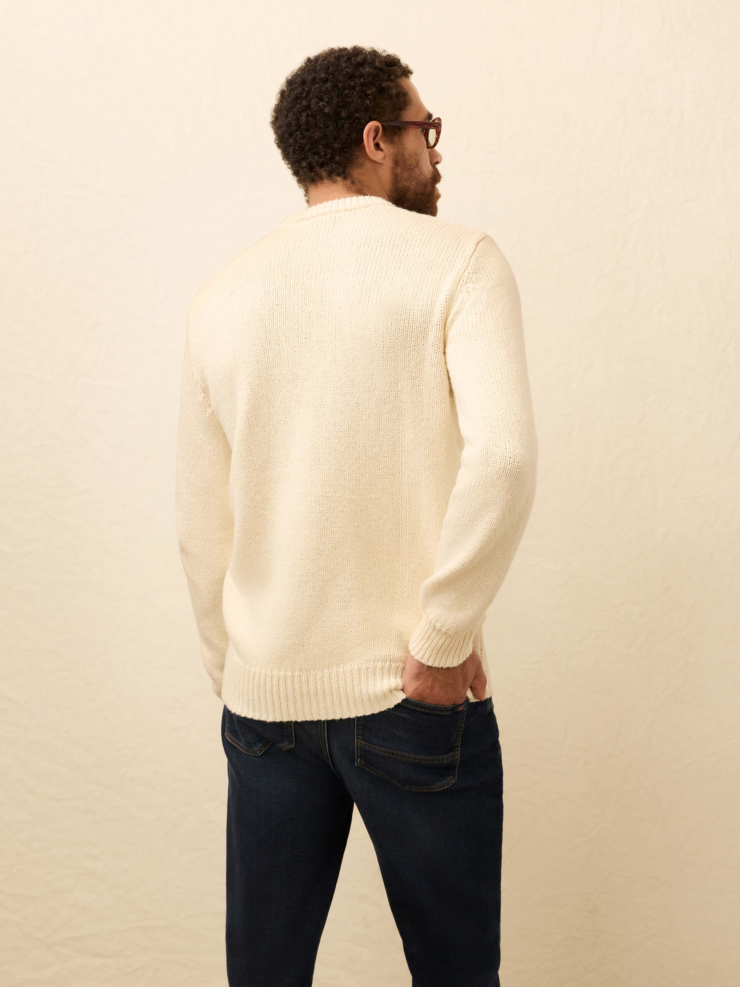Heirloom Crewneck Sweater - Bone - Image 4