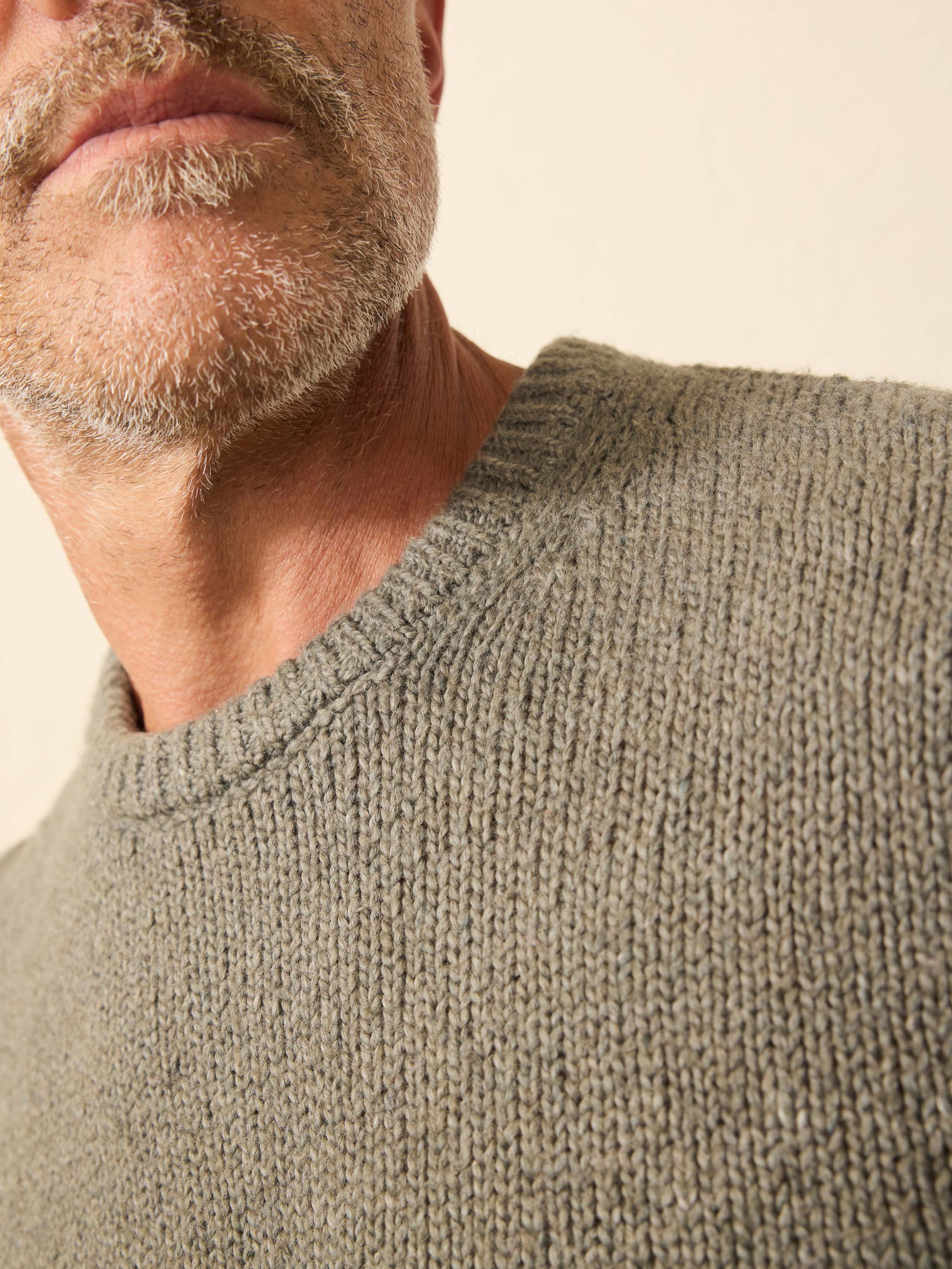 Heirloom Crewneck Sweater - Olive Cove - Image 2