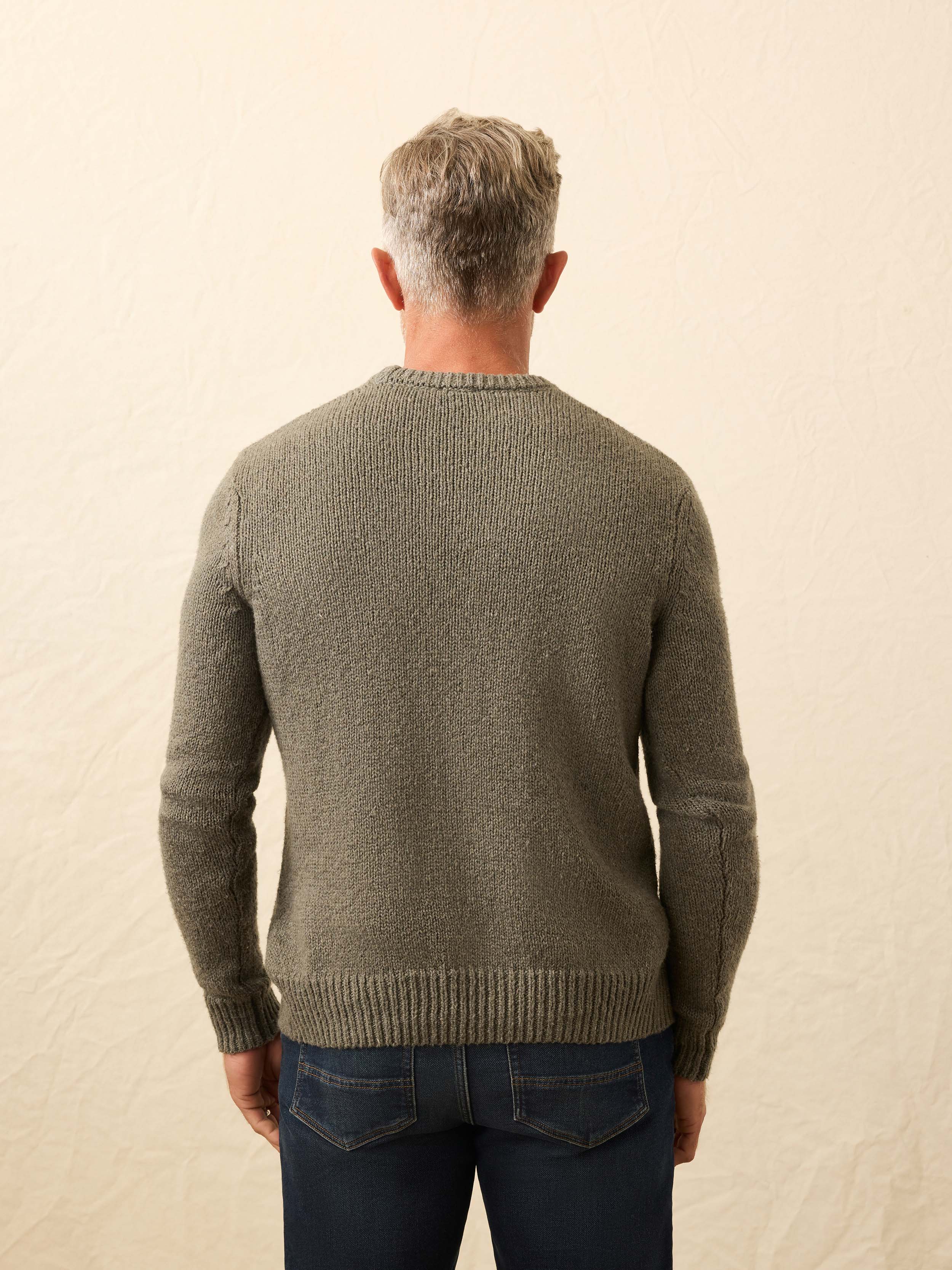 Heirloom Crewneck Sweater - Olive Cove - Image 5