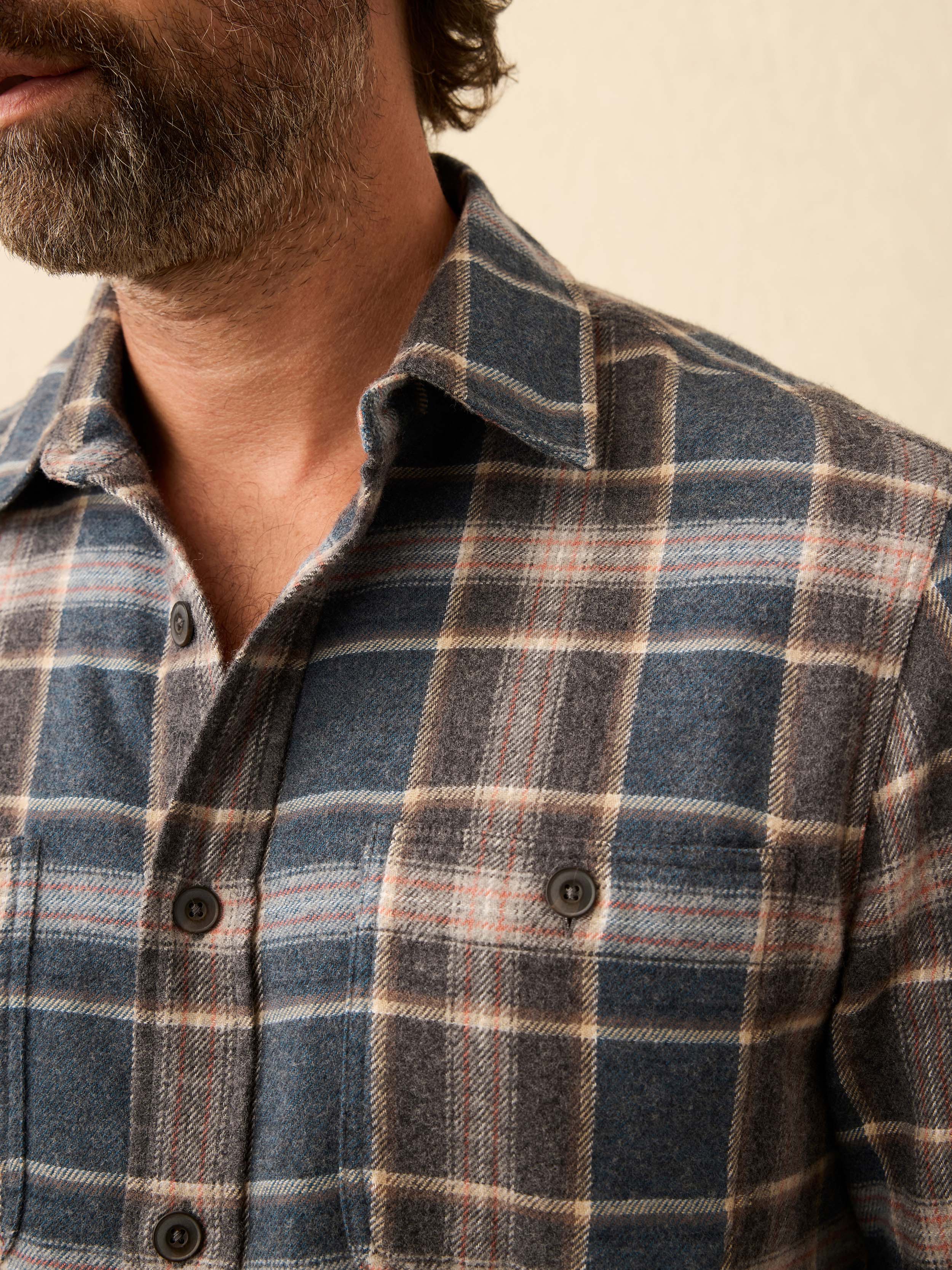 Heirloom Portuguese Flannel Shirt - Santa Cruz Plaid - Image 5