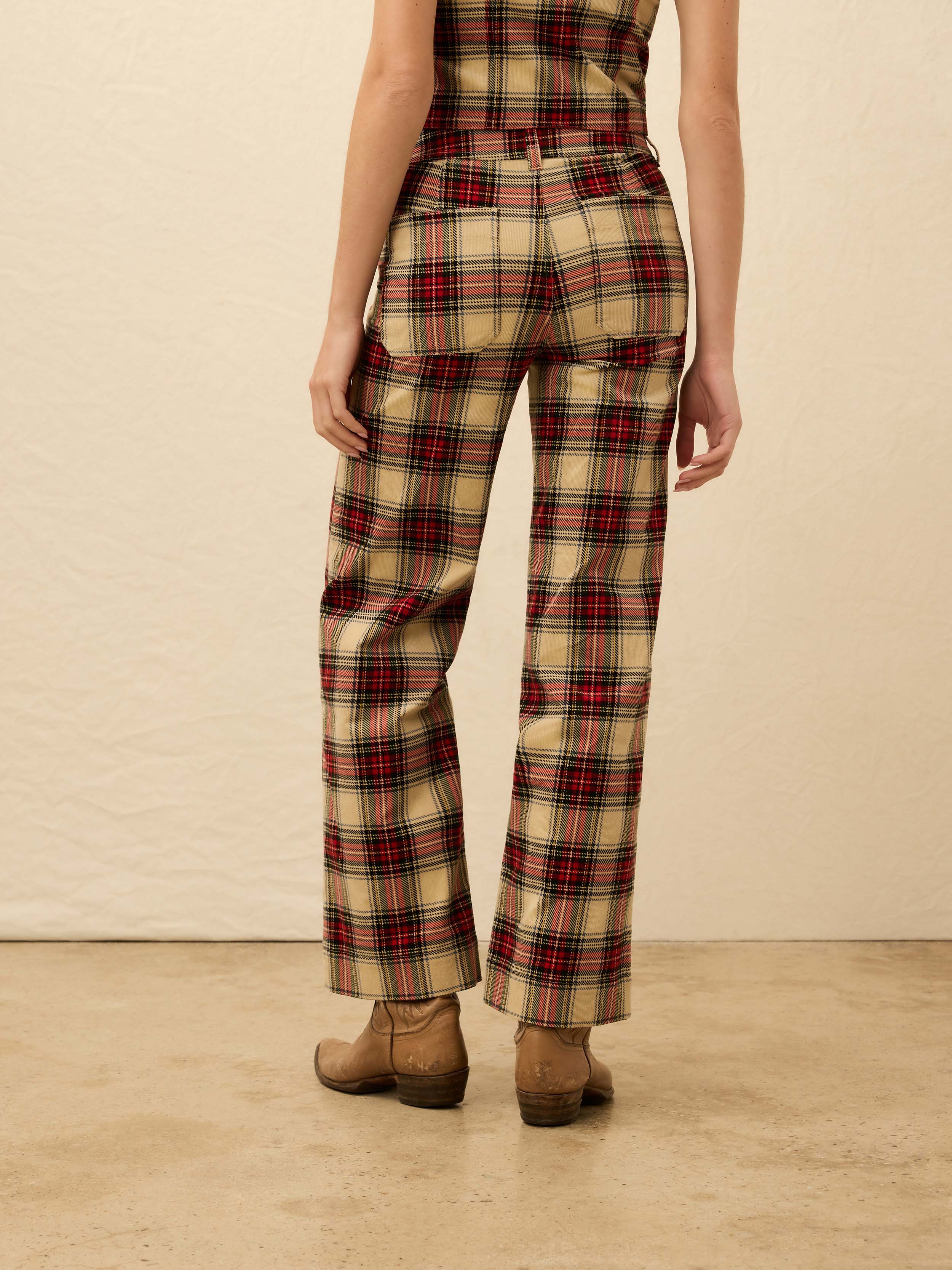 High Ridge Corduroy Pant - Winterstone Plaid - Image 4