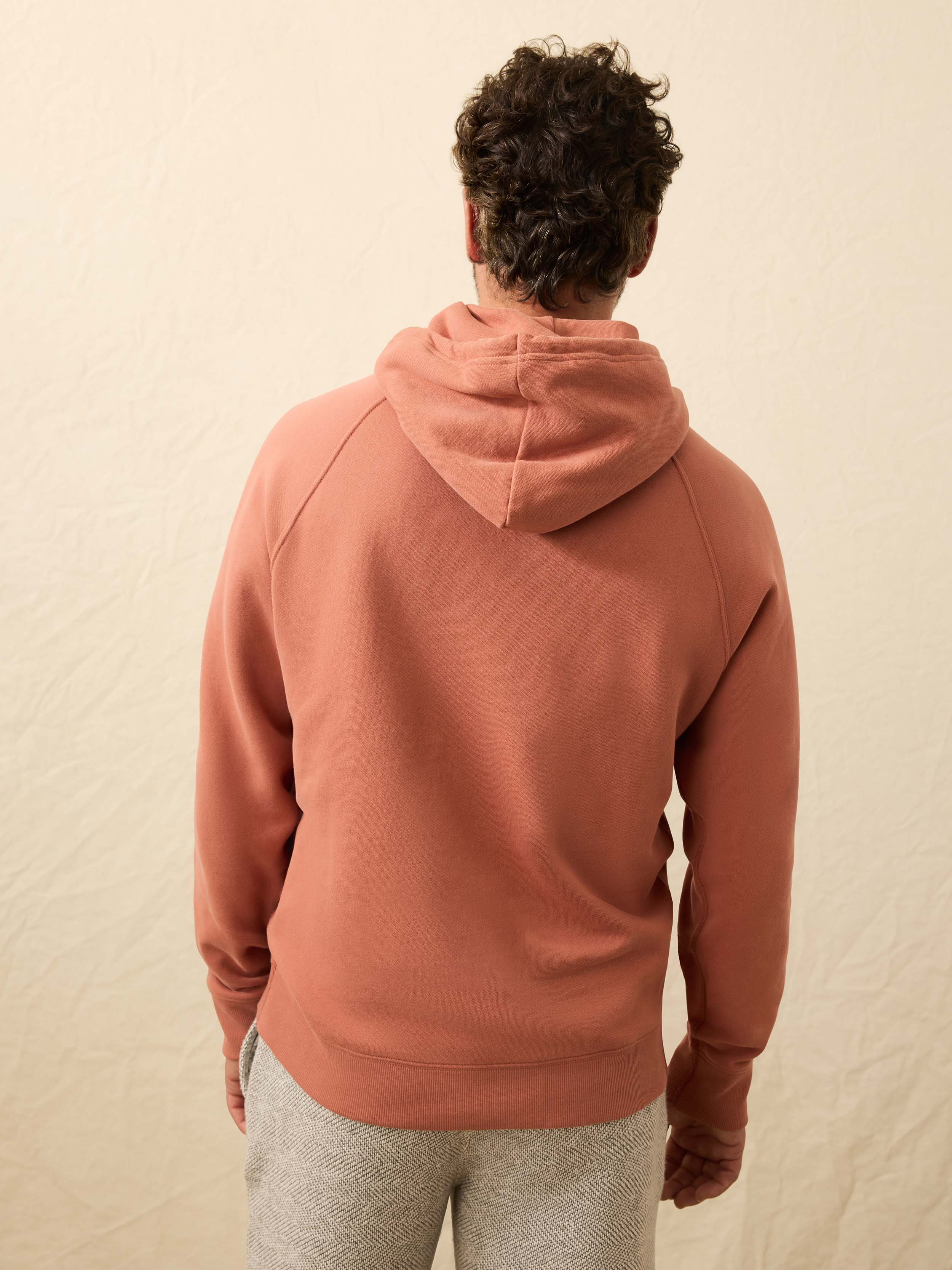 High Standard Fleece Hoodie - Dusty Sienna - Image 5