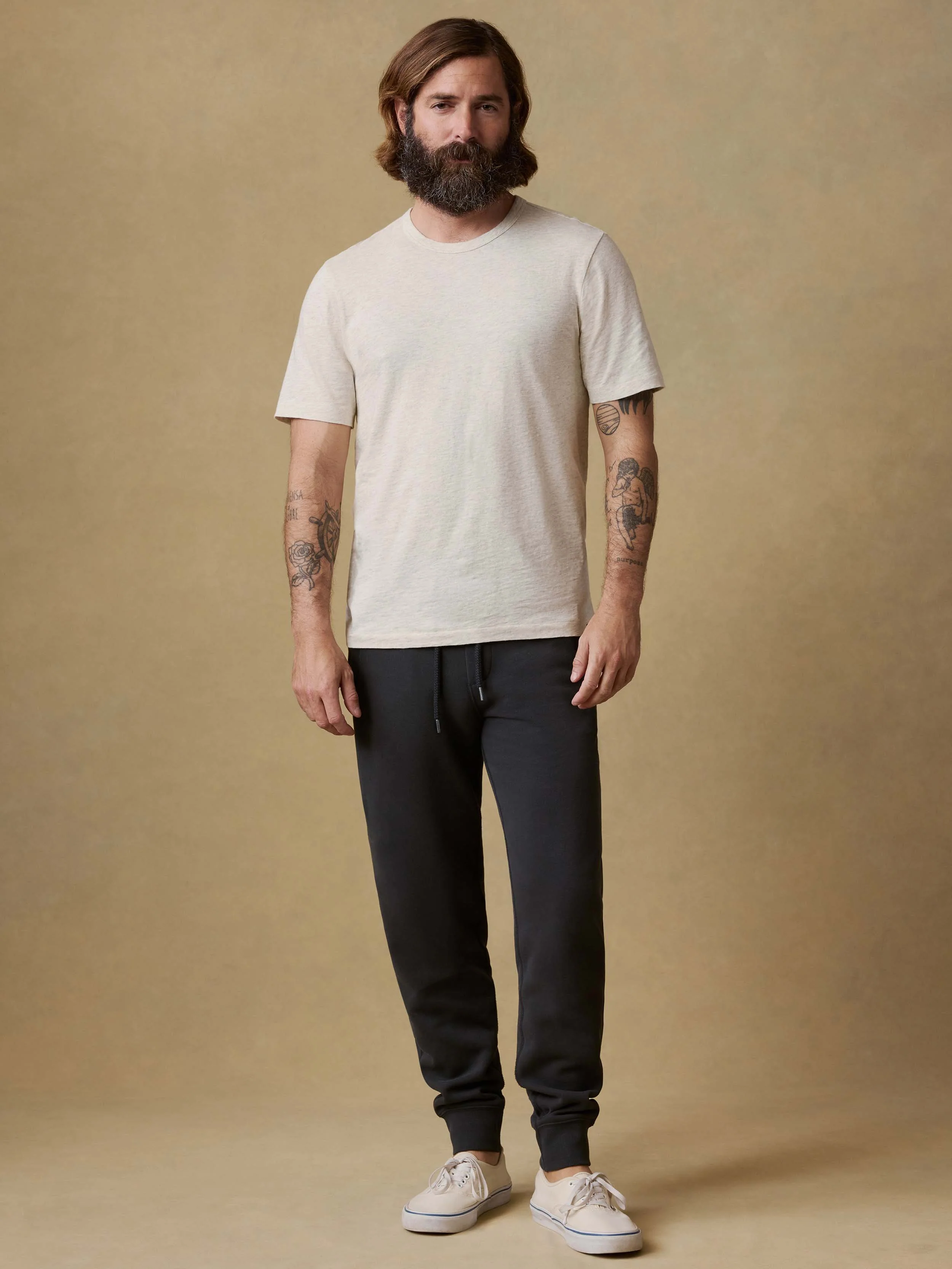 High Standard Fleece Sweatpant - Mountain Black - Image 4