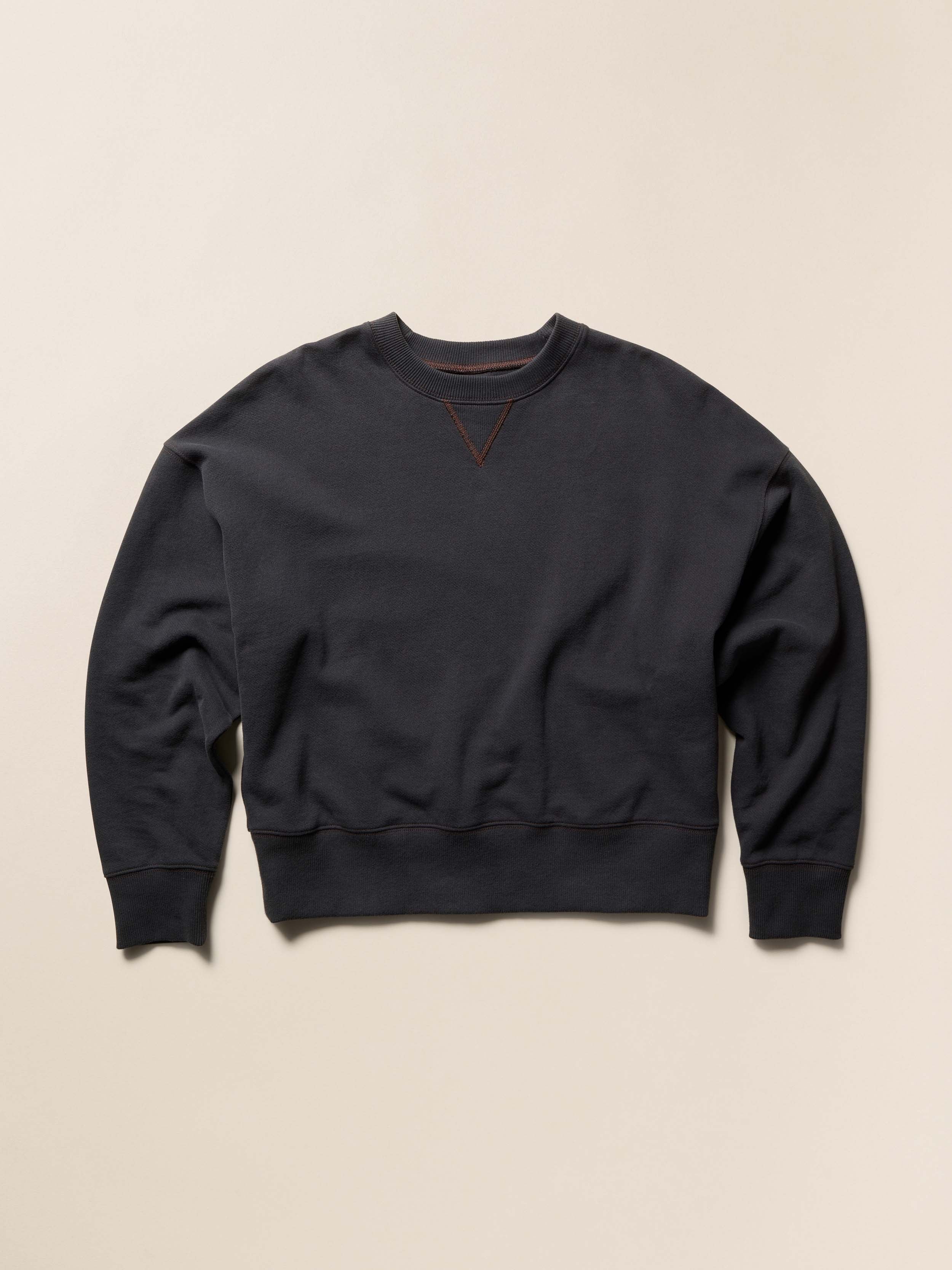 High Standard Fleece Vintage Crewneck - Black - Image 6