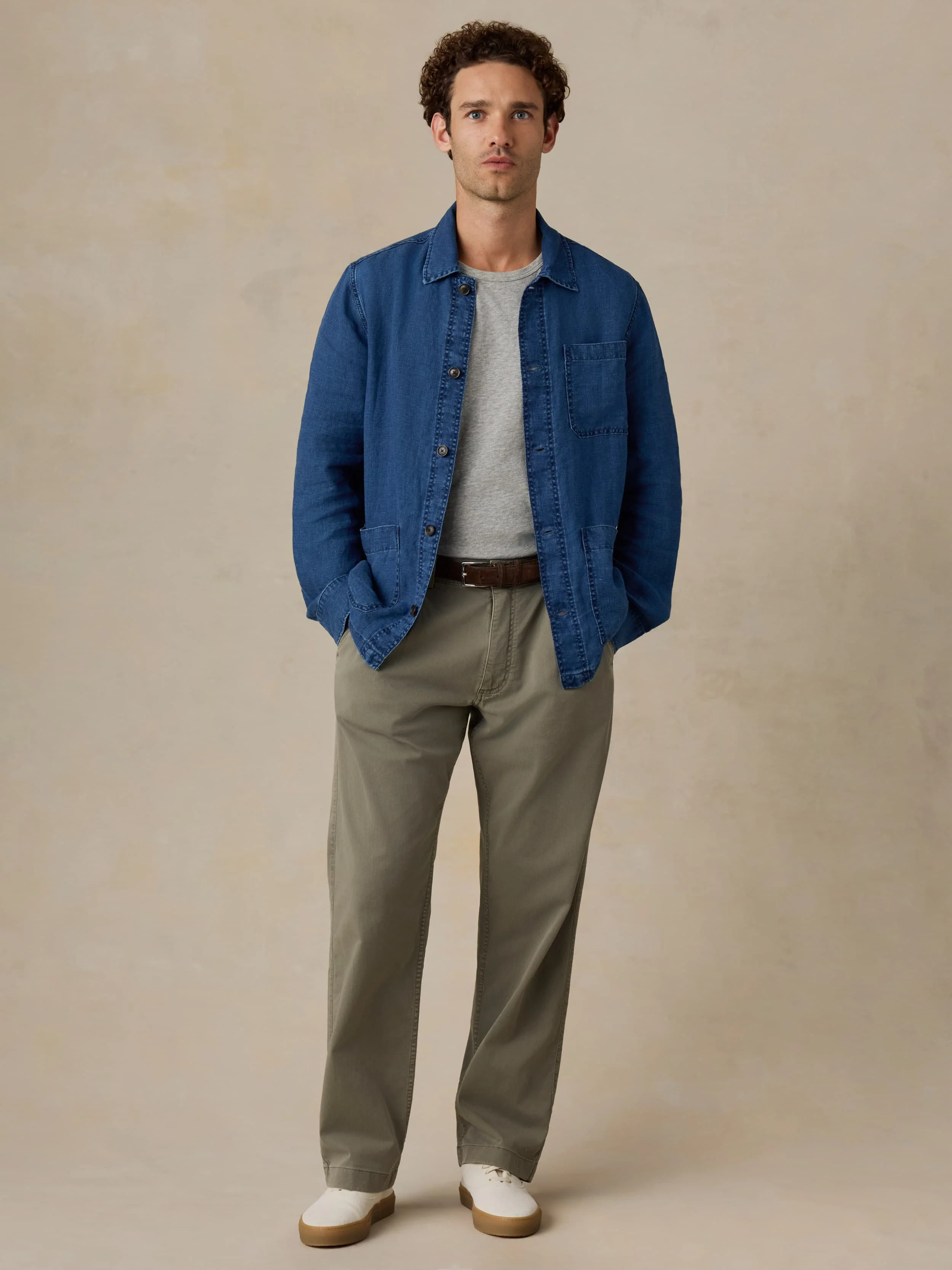 Indigo Studio Jacket - Island Indigo Wash - Image 4