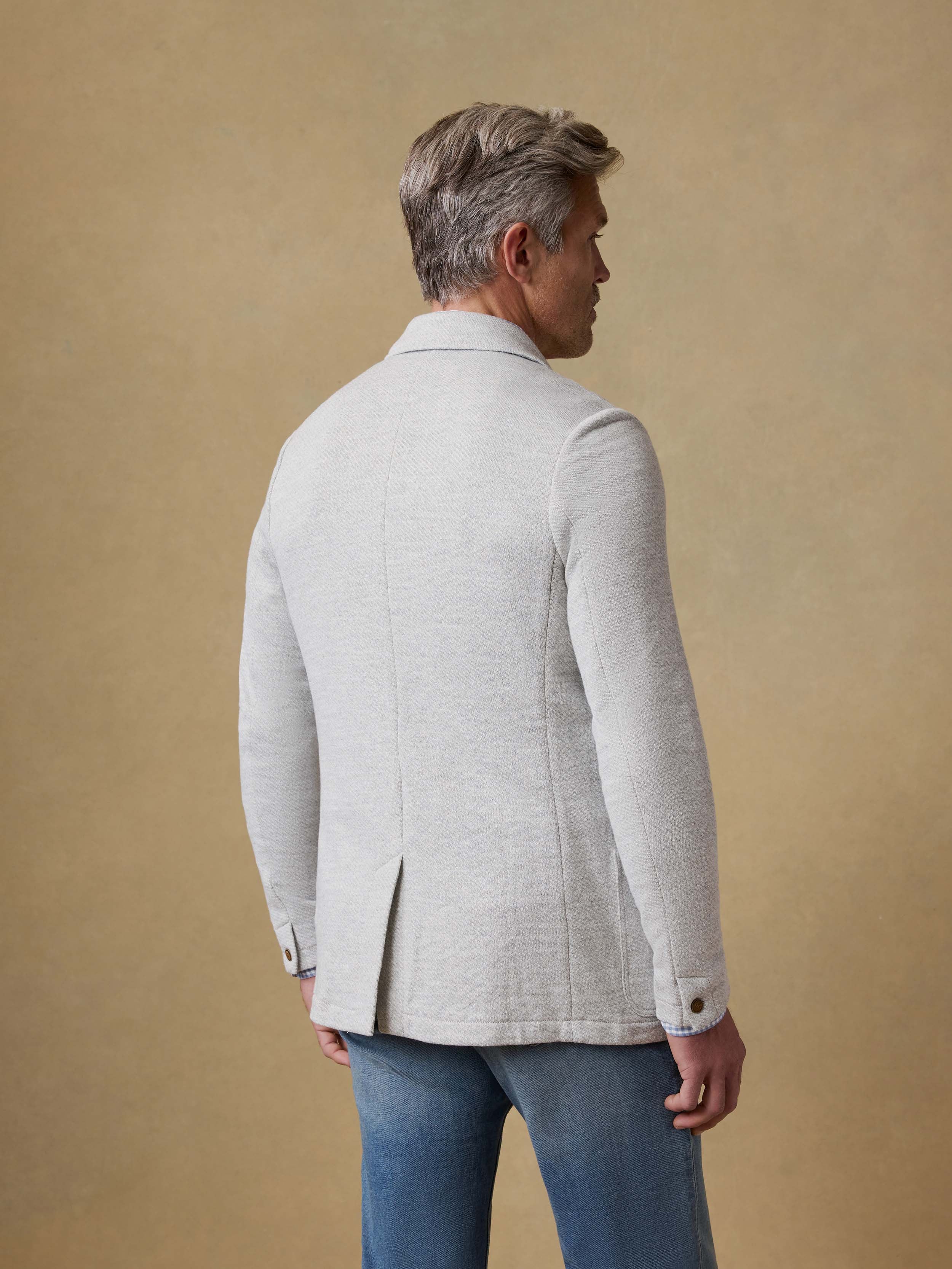 Inlet Knit Blazer (Tall) - Heather Grey - Image 4