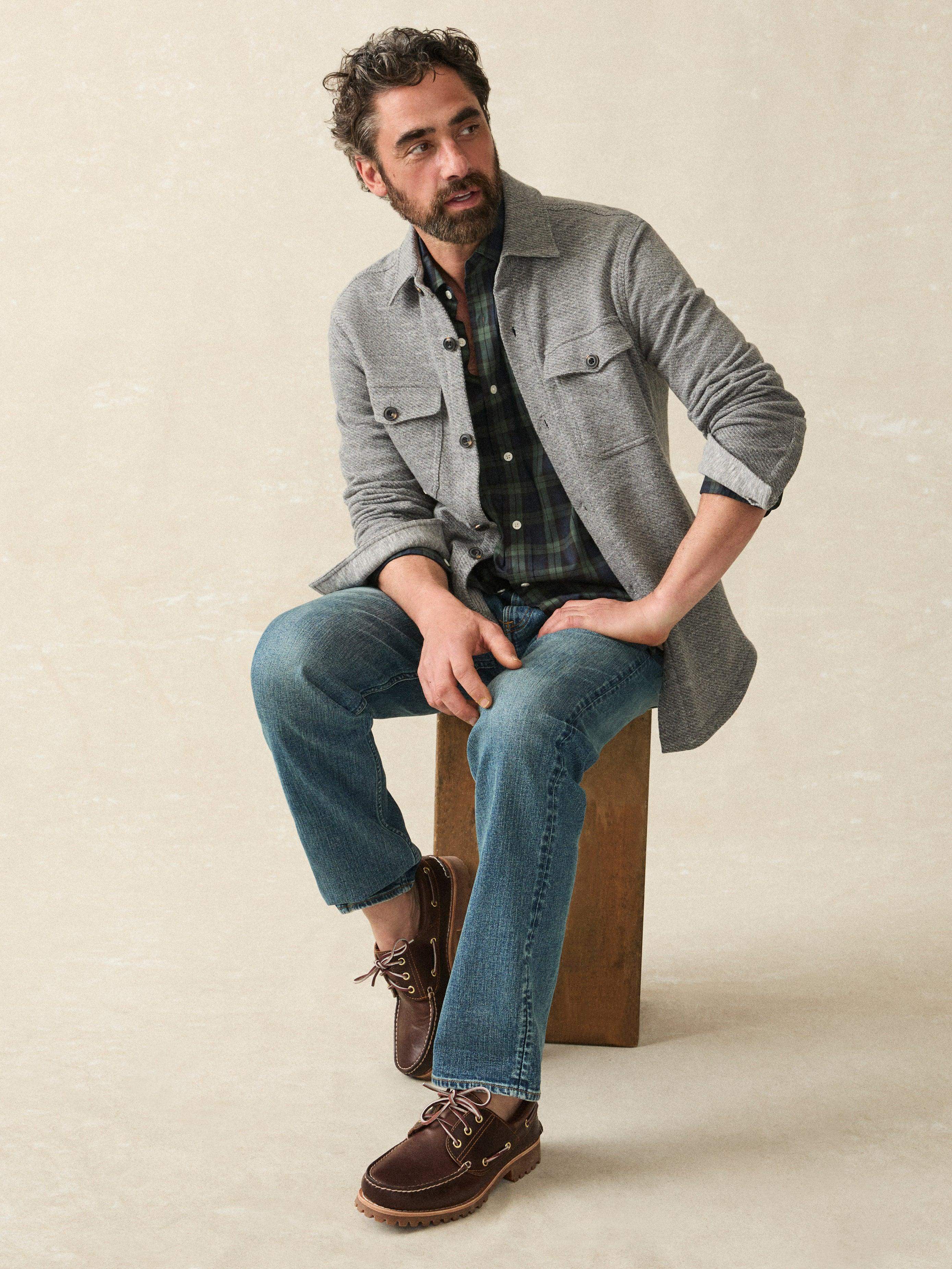 Inlet Knit CPO - Medium Grey Melange - Image 3
