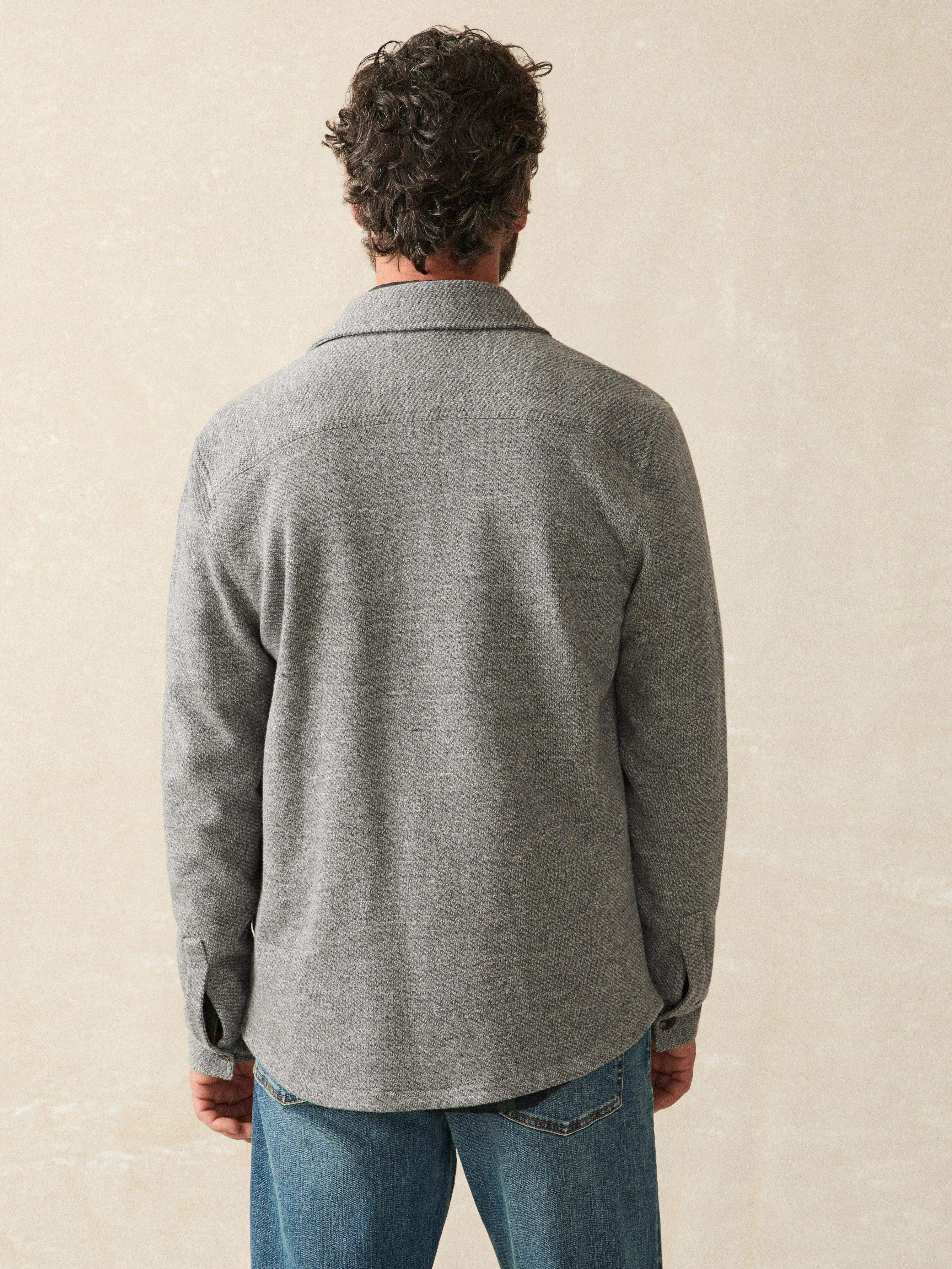 Inlet Knit CPO - Medium Grey Melange - Image 5