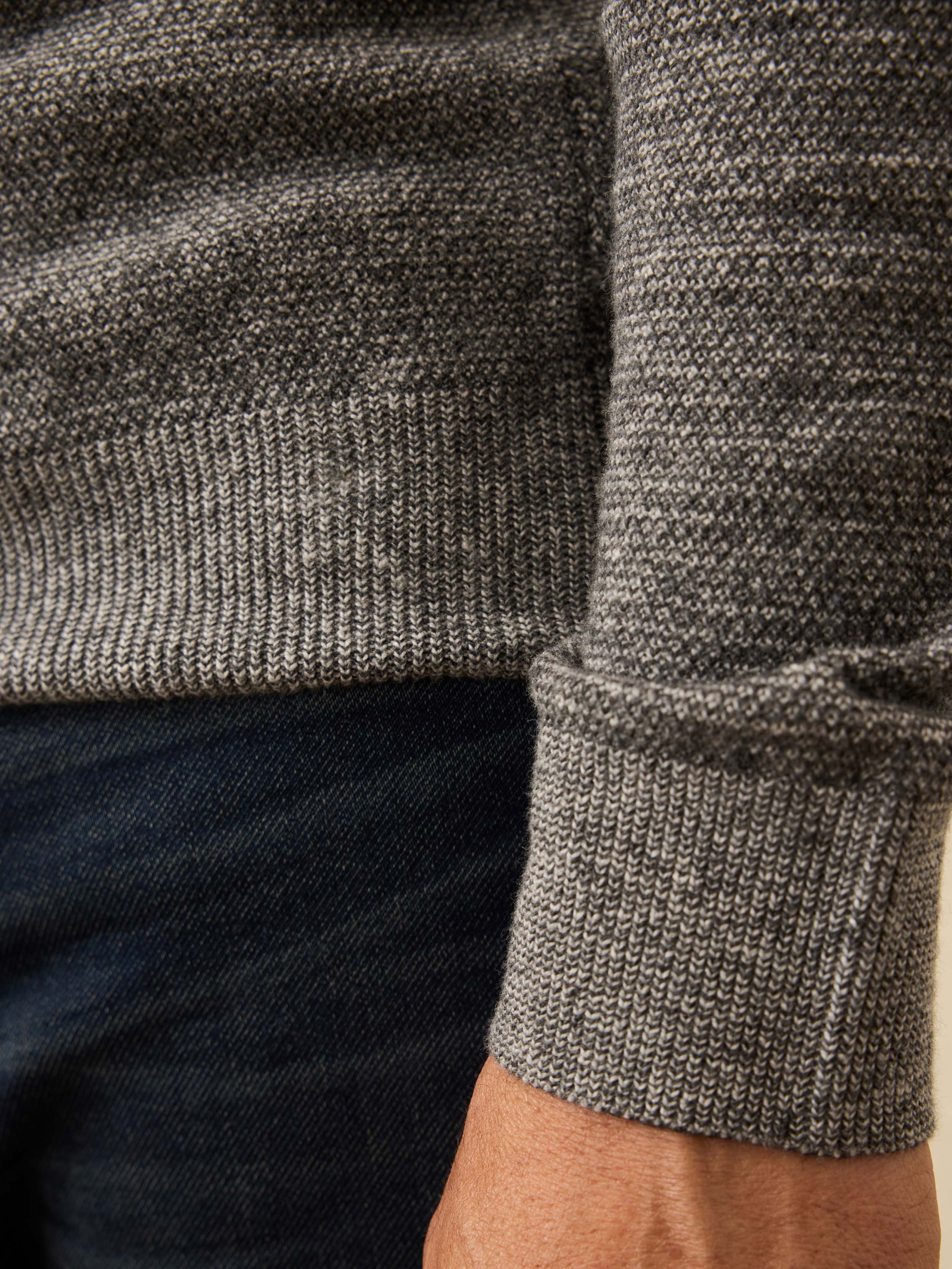 Jackson Crew Sweater - Dark Ash Feeder - Image 3