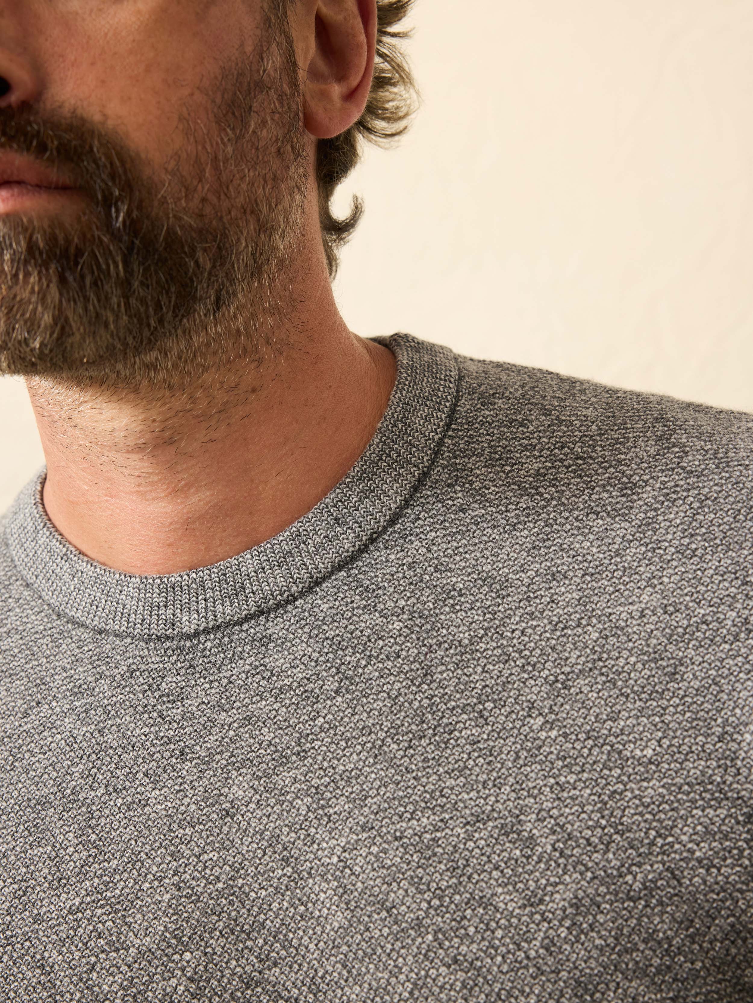 Jackson Crew Sweater - Dark Ash Feeder - Image 5