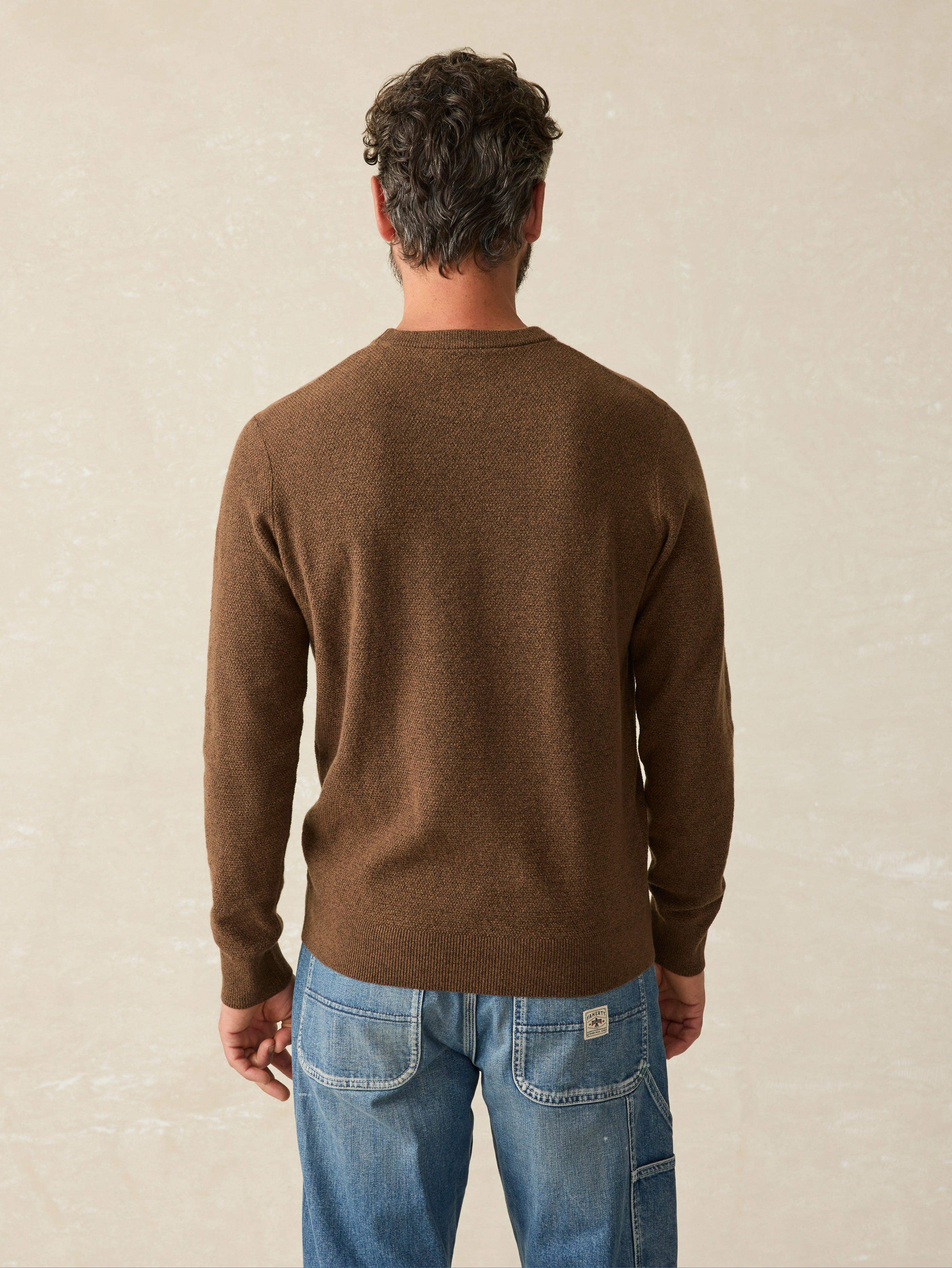 Jackson Crew Sweater - Trail Brown Heather - Image 7