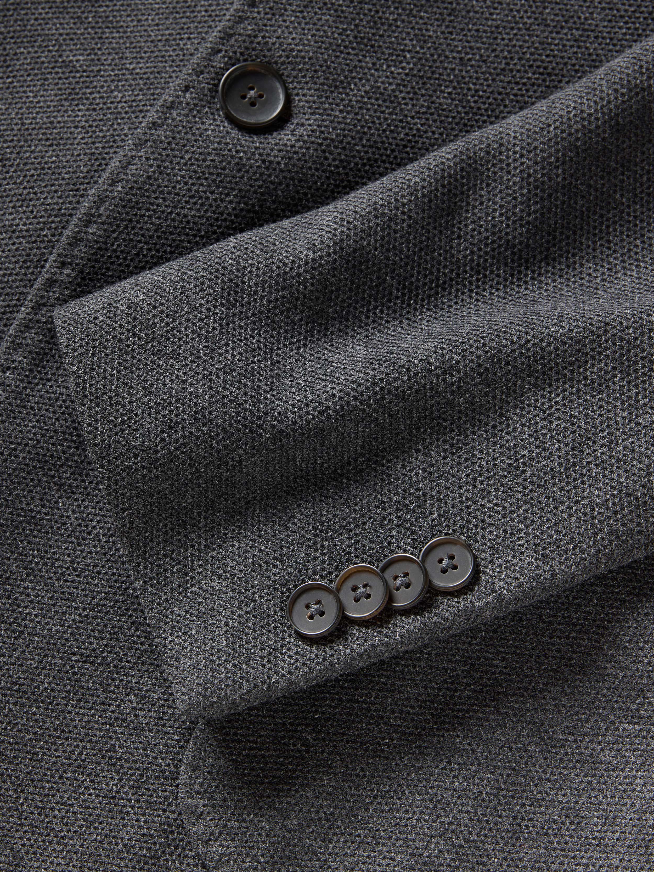 Knit Blazer - Charcoal Cliff - Image 7