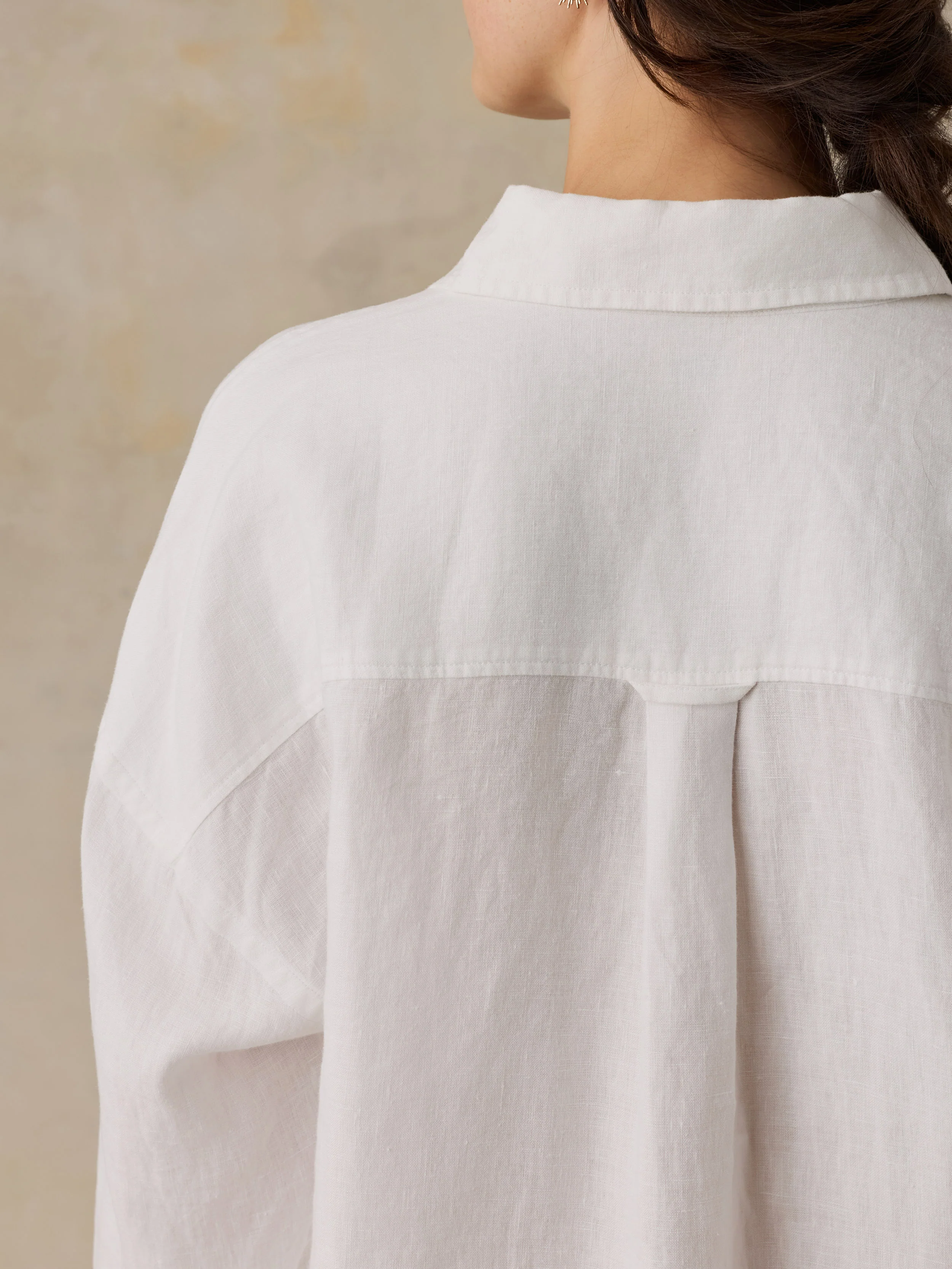 Laguna Linen Kova Shirtdress - White - Image 5